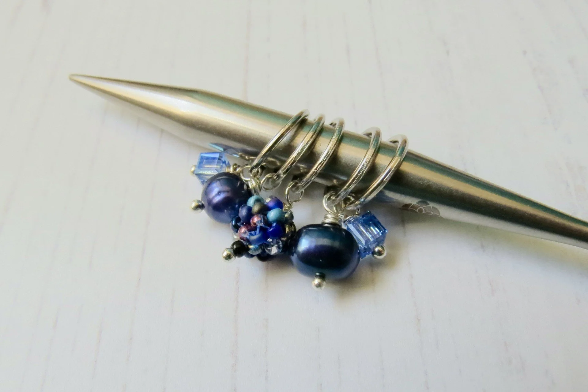 Learn to Make Your Own Beaded Stitch Markers with Songbead