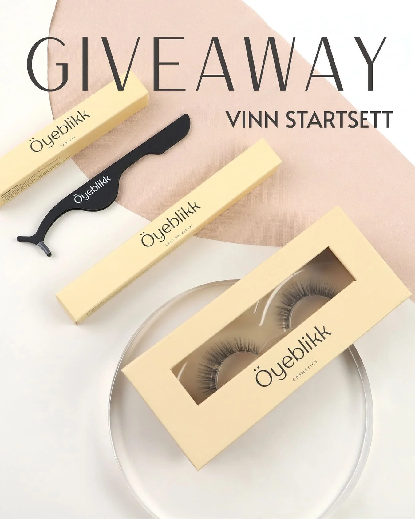 ☀️ SOMMERKONKURRANSE! ☀️
Vinn et startsett med vipper, lim og pinsett fra &Ouml;yeblikk Cosmetics til deg og en venn💖

Vil du freshe opp sommerlooken med perfekte vipper? Vi gir bort et komplett startsett til &eacute;n heldig f&oslash;lger sammen me