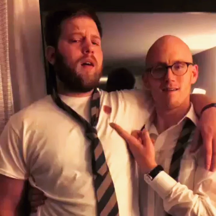 Jordan King - High school buddy, football coach, I am the Godfather to all three of his children. This photo shows evidence if my boutonniere stabbing me all night at his wedding. Still boogied hard though. 