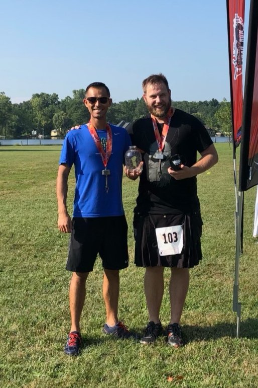 Ernie Grooney - Good buddy. Runner. Asks you to help him hang stuff in his garage "really quickly for a few minutes." Takes hours.