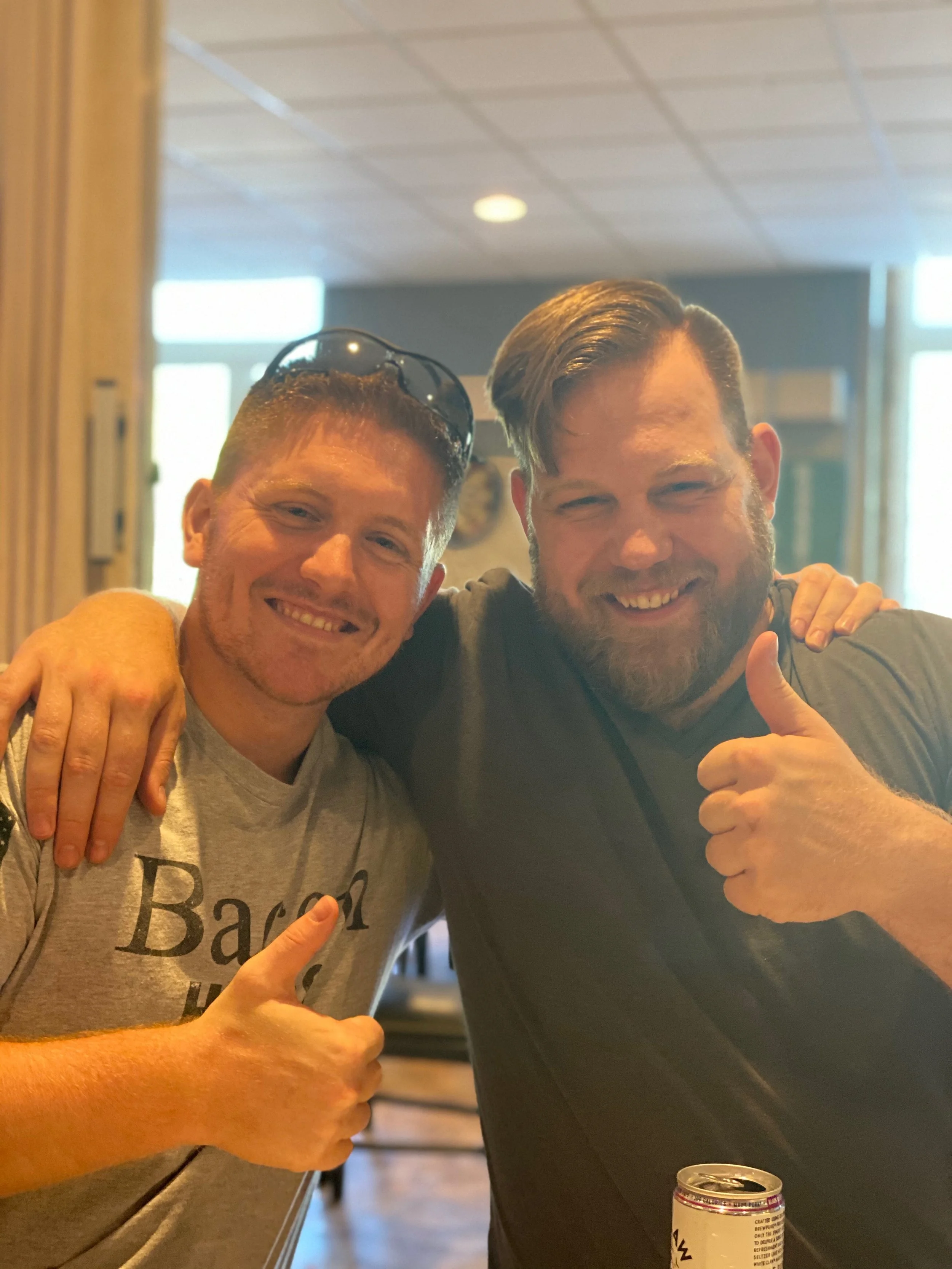 Kyle Smith - Best Man, known him his whole life. Runs fast. Eats slow. Once got us pulled over cuz he wouldn't wear a seatbelt and I told him we would both be in trouble. Walked inside to tell dad. I try to sneak by because Kyle was the asshole, but 