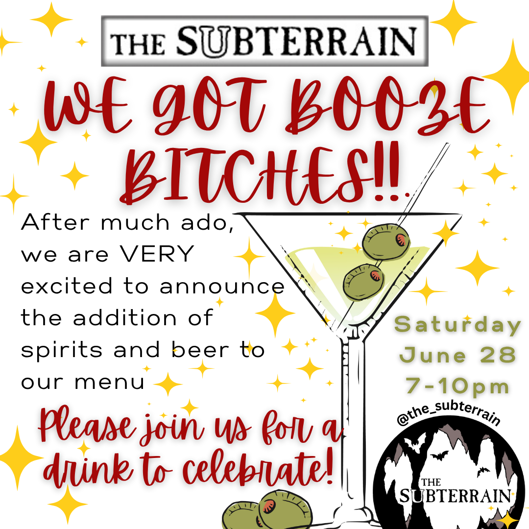 We’ve got BOOZE BITCHES!