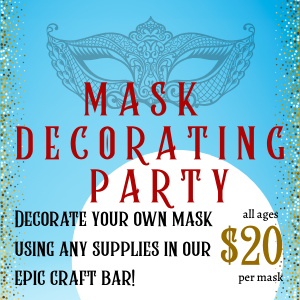 Mask Decorating Party