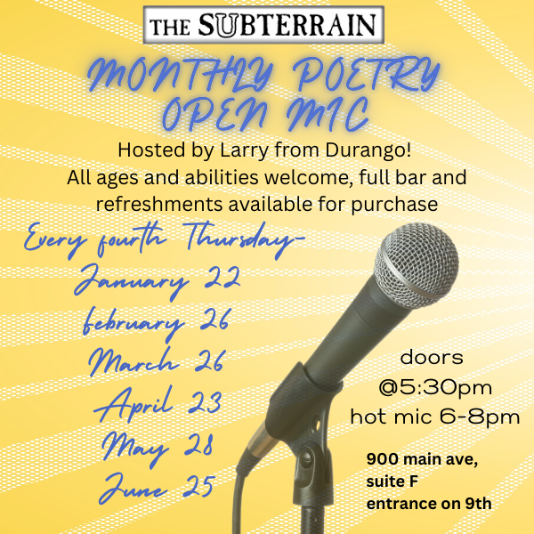Open Mic Poetry Night