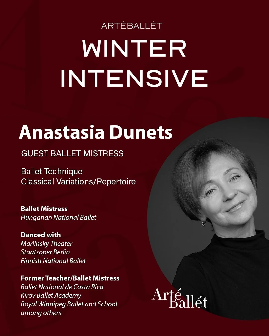 𝗙𝗔𝗖𝗨𝗟𝗧𝗬 𝗦𝗣𝗢𝗧𝗟𝗜𝗚𝗛𝗧 &ndash; 𝗔𝗡𝗔𝗦𝗧𝗔𝗦𝗜𝗔 𝗗𝗨𝗡𝗘𝗧𝗦

𝗪𝗲 𝗮𝗿𝗲 𝗵𝗼𝗻𝗼𝗿𝗲𝗱 𝘁𝗼 𝘄𝗲𝗹𝗰𝗼𝗺𝗲 𝗔𝗻𝗮𝘀𝘁𝗮𝘀𝗶𝗮 𝗗𝘂𝗻𝗲𝘁𝘀, 𝗕𝗮𝗹𝗹𝗲𝘁 𝗠𝗮𝘀𝘁𝗲𝗿 𝗼𝗳 𝘁𝗵𝗲 𝗛𝘂𝗻𝗴𝗮𝗿𝗶𝗮𝗻 𝗡𝗮𝘁𝗶𝗼𝗻𝗮𝗹 𝗕𝗮𝗹𝗹𝗲𝘁 𝗮𝗻𝗱 ?