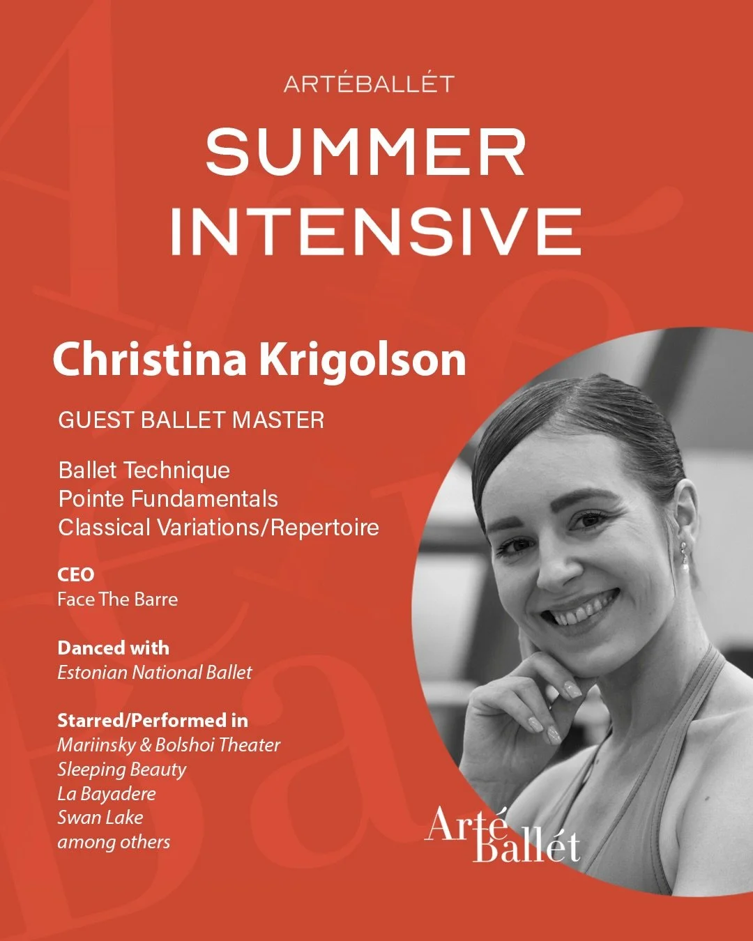 𝗙𝗔𝗖𝗨𝗟𝗧𝗬 𝗦𝗣𝗢𝗧𝗟𝗜𝗚𝗛𝗧 &mdash; 𝗖𝗛𝗥𝗜𝗦𝗧𝗜𝗡𝗔 𝗞𝗥𝗜𝗚𝗢𝗟𝗦𝗢𝗡

𝗪𝗲 𝗮𝗿𝗲 𝗵𝗼𝗻𝗼𝗿𝗲𝗱 𝘁𝗼 𝘄𝗲𝗹𝗰𝗼𝗺𝗲 𝗖𝗵𝗿𝗶𝘀𝘁𝗶𝗻𝗮 𝗞𝗿𝗶𝗴𝗼𝗹𝘀𝗼𝗻 𝘁𝗼 𝗼𝘂𝗿 𝗳𝗮𝗰𝘂𝗹𝘁𝘆, 𝗮 𝗳𝗼𝗿𝗺𝗲𝗿 𝗱𝗮𝗻𝗰𝗲𝗿 𝘄𝗶𝘁𝗵 𝘁𝗵𝗲 𝗘𝘀𝘁𝗼𝗻?