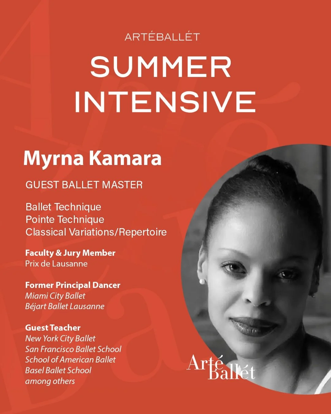 𝗙𝗔𝗖𝗨𝗟𝗧𝗬 𝗦𝗣𝗢𝗧𝗟𝗜𝗚𝗛𝗧 &ndash; 𝗠𝗬𝗥𝗡𝗔 𝗞𝗔𝗠𝗔𝗥𝗔

𝗪𝗲 𝗮𝗿𝗲 𝗵𝗼𝗻𝗼𝗿𝗲𝗱 𝘁𝗼 𝘄𝗲𝗹𝗰𝗼𝗺𝗲 𝗠𝘆𝗿𝗻𝗮 𝗞𝗮𝗺𝗮𝗿𝗮 𝘁𝗼 𝗔𝗿𝘁𝗲𝗕𝗮𝗹𝗹𝗲𝘁. 𝗦𝗵𝗲 𝗶𝘀 𝘁𝗵𝗲 𝗗𝗶𝗿𝗲𝗰𝘁𝗼𝗿 𝗼𝗳 𝗕𝗮𝗹𝗹𝗲𝘁𝗫𝘁𝗿𝗲𝗺𝗲 𝗗𝗮𝗻𝗰𝗲 𝗖𝗼𝗺𝗽