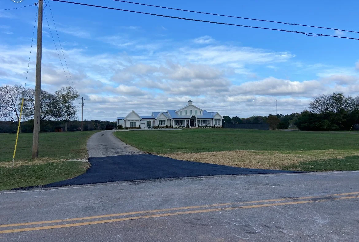 Asphalt driveway patching