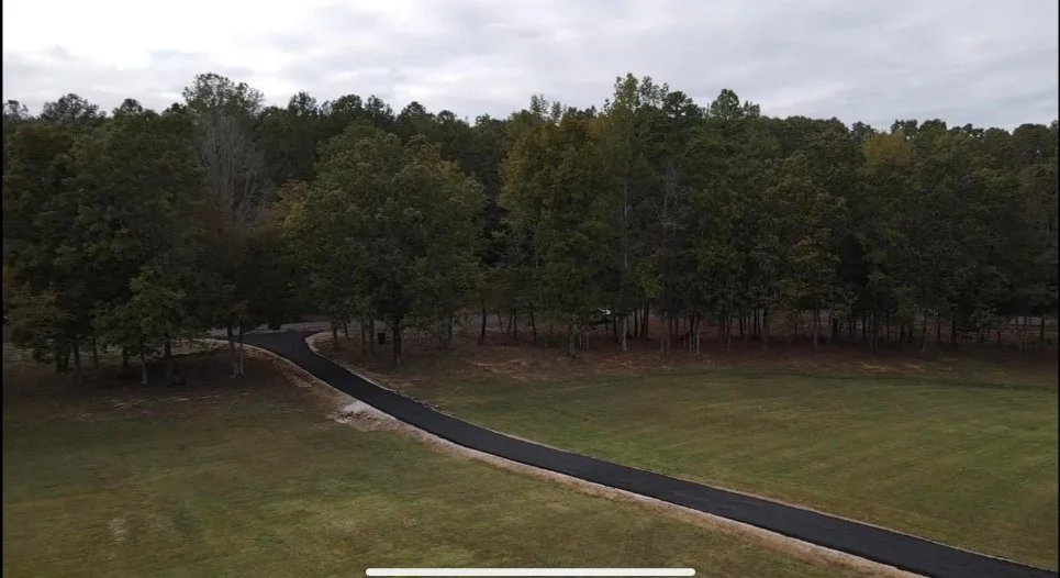 Asphalt driveway paving