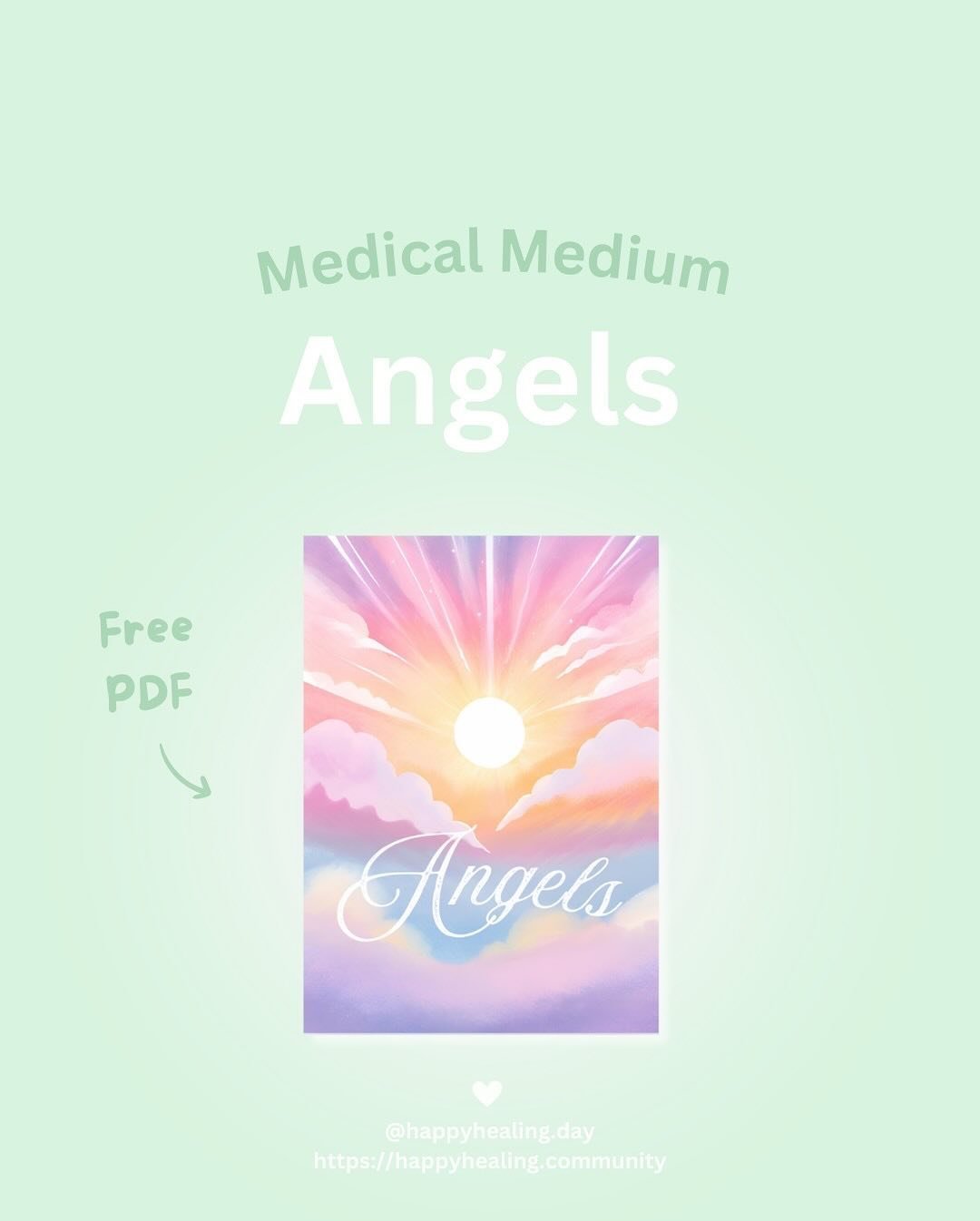 Created with love 😍🤍 I went through Medical Medium books and put the Angels he talks about in one PDF, along with images, prayers / affirmations, and MM&rsquo;s description of each Angel to help us connect to them.

You are NEVER alone.

✨

Let&rsq