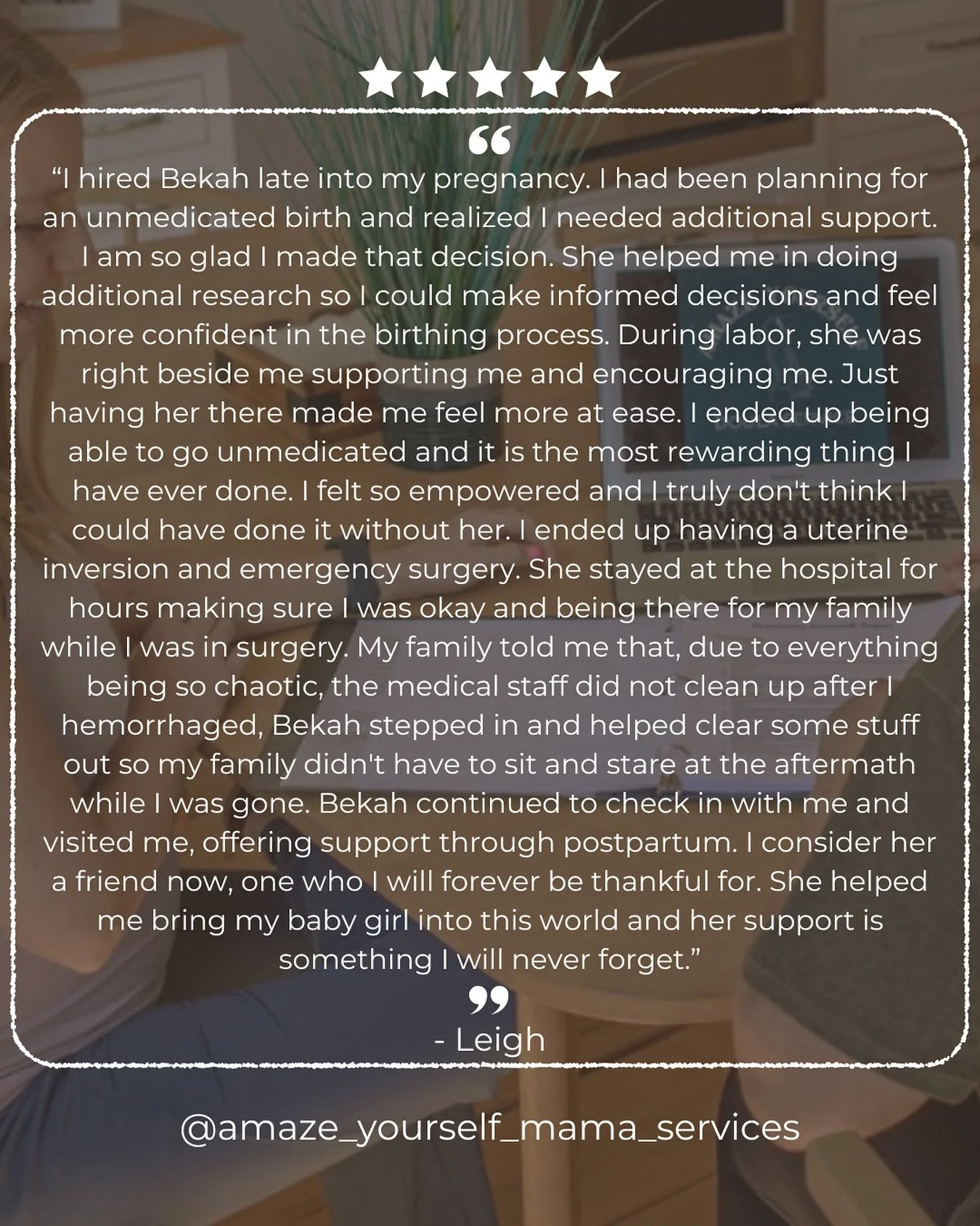 Reflecting on the support that many times comes unpredictability will always weigh heavy with honor and privilege of my clients’ trust 🤍
