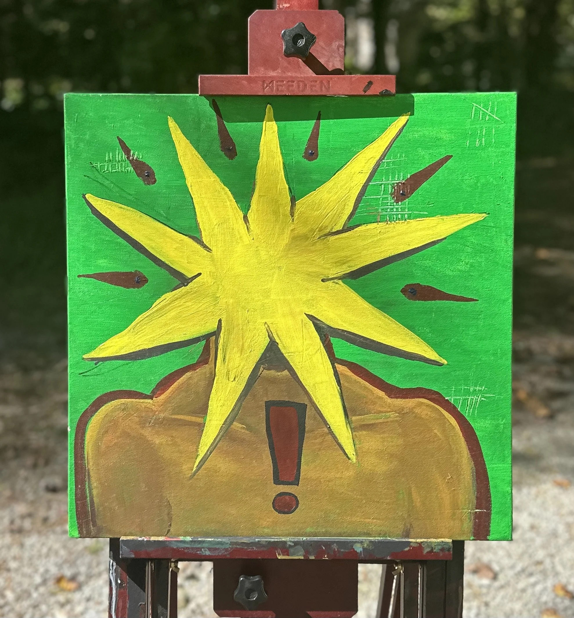 ! - Acrylic on canvas 20x20
