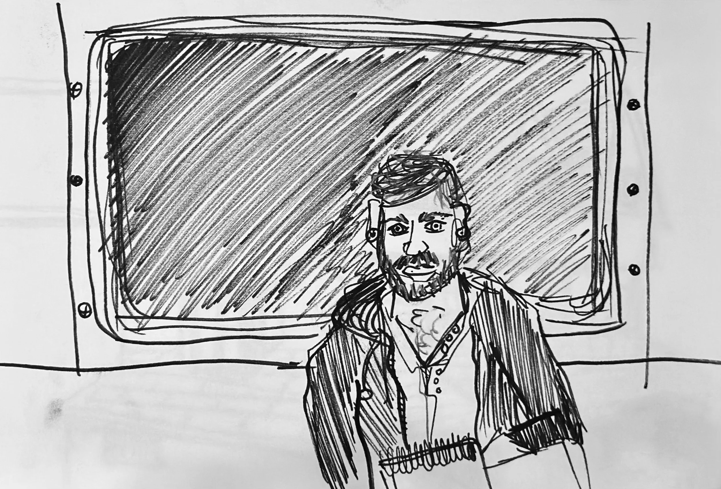 Self Portrait on the F Train - 2012