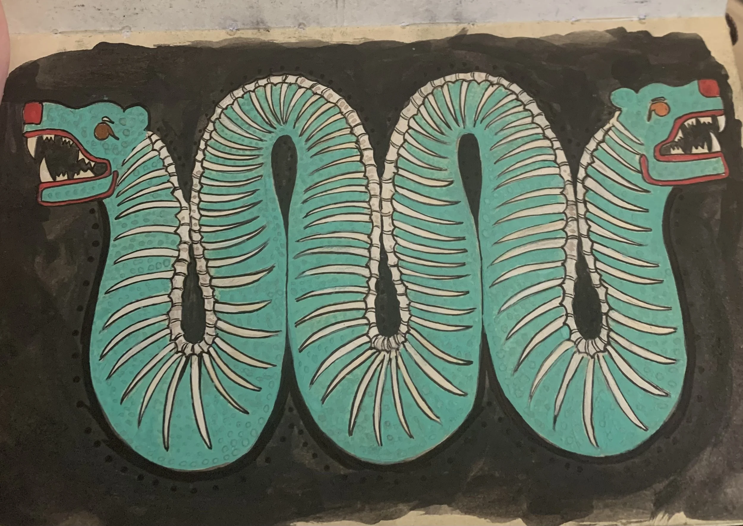 Untitled (Quetzalcoatl) - Sayulita 2016