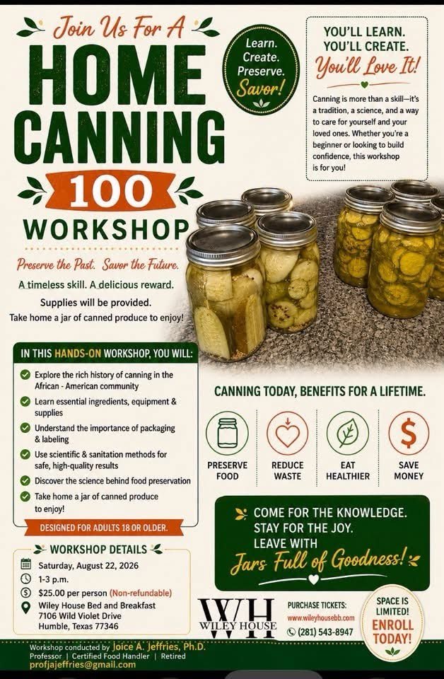 Home Canning Workshop