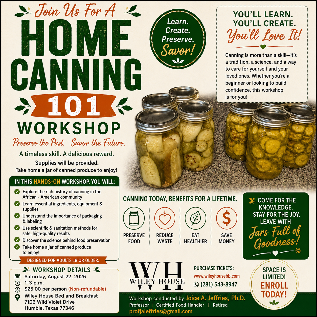 Home Canning Workshop