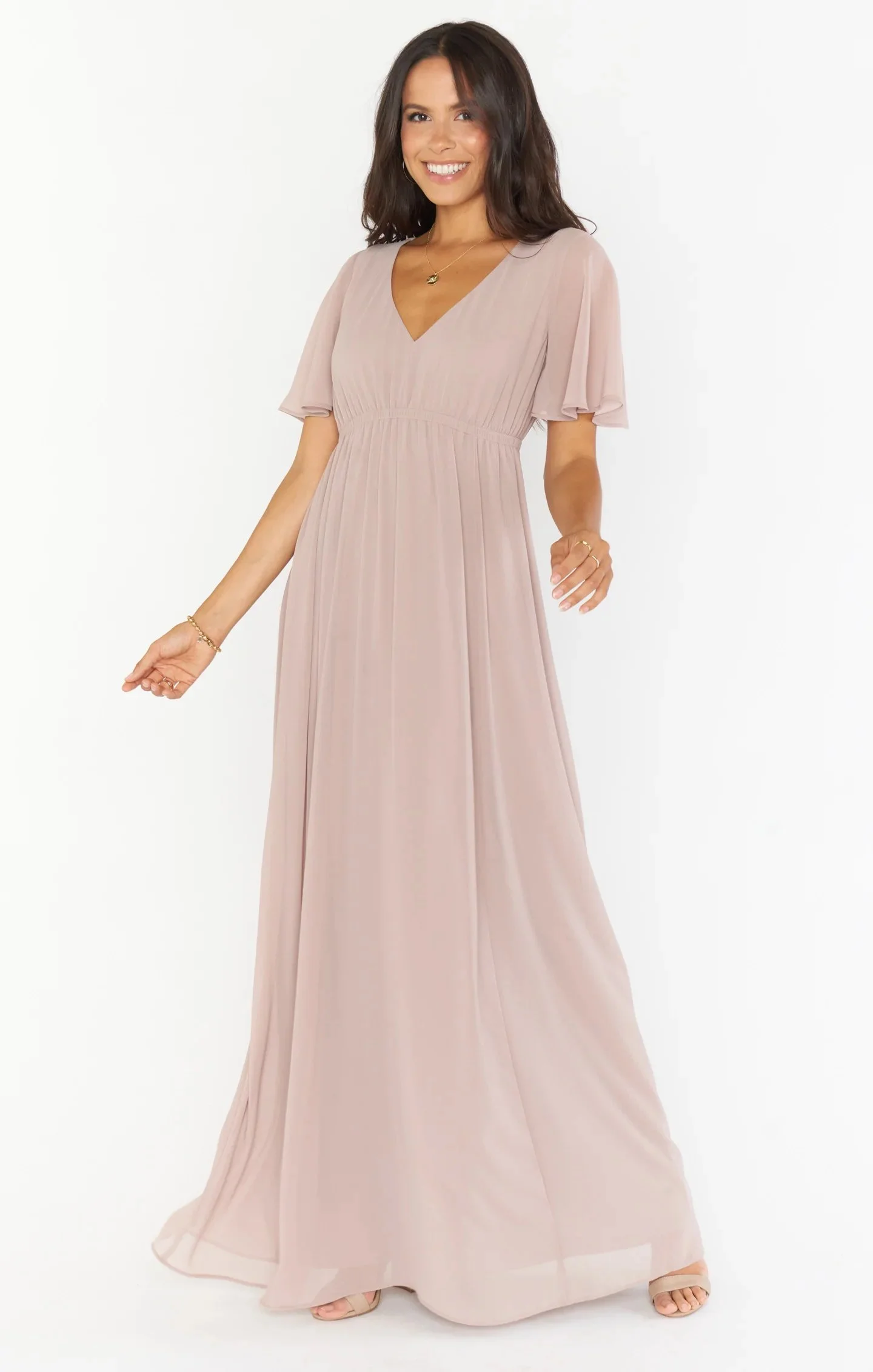 Emily Empire in beige Size: Large