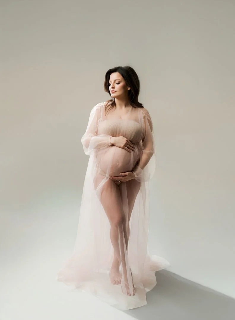 st louis maternity photographer, studio maternity session