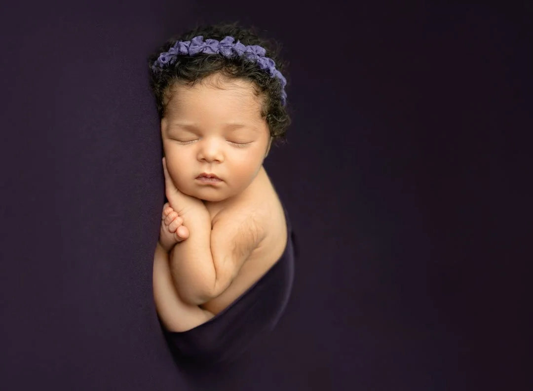 newborn baby girl photoshoot in st louis mo