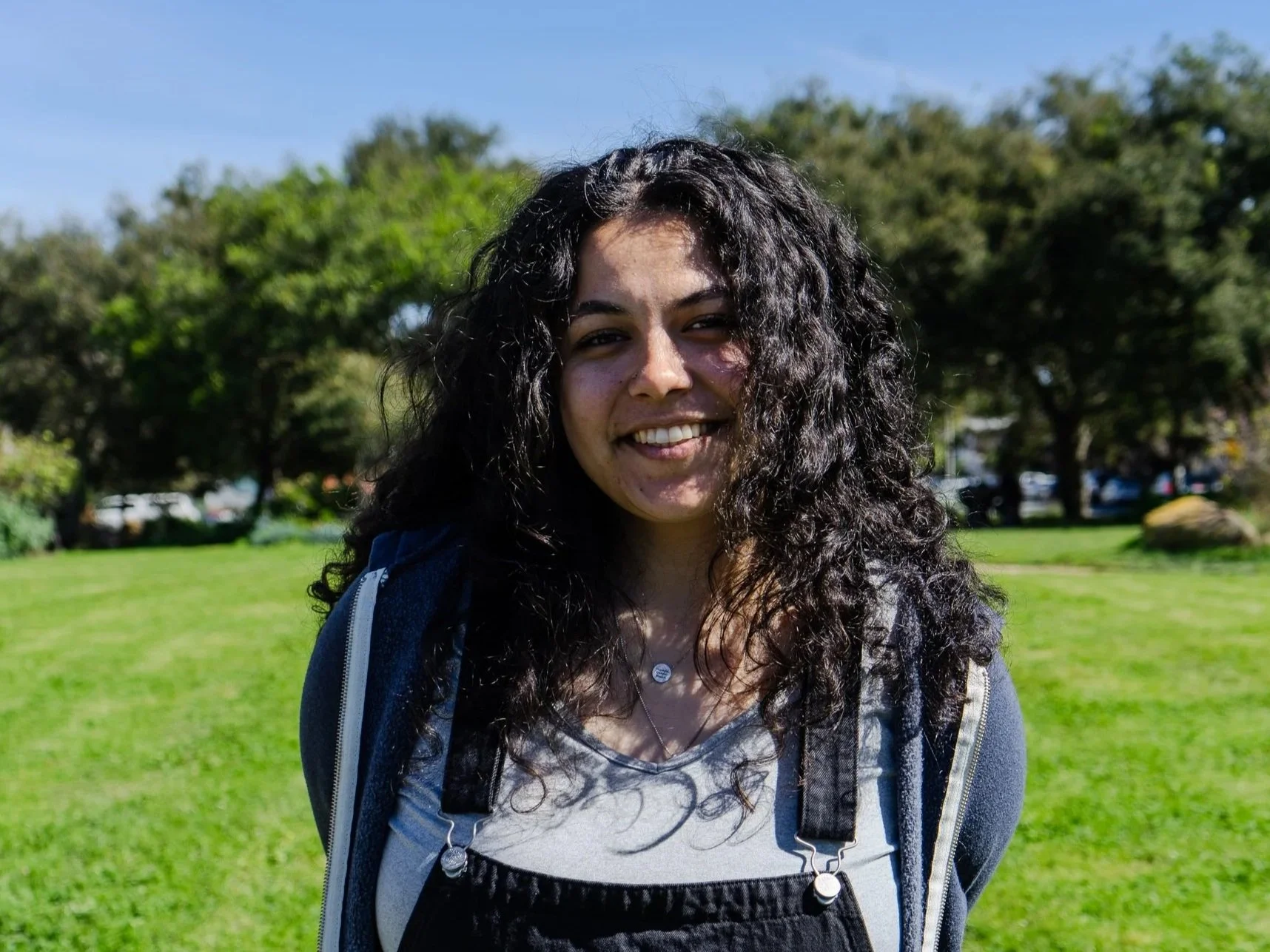 Headshot of Jess, welcome team student leader at A2F SB.