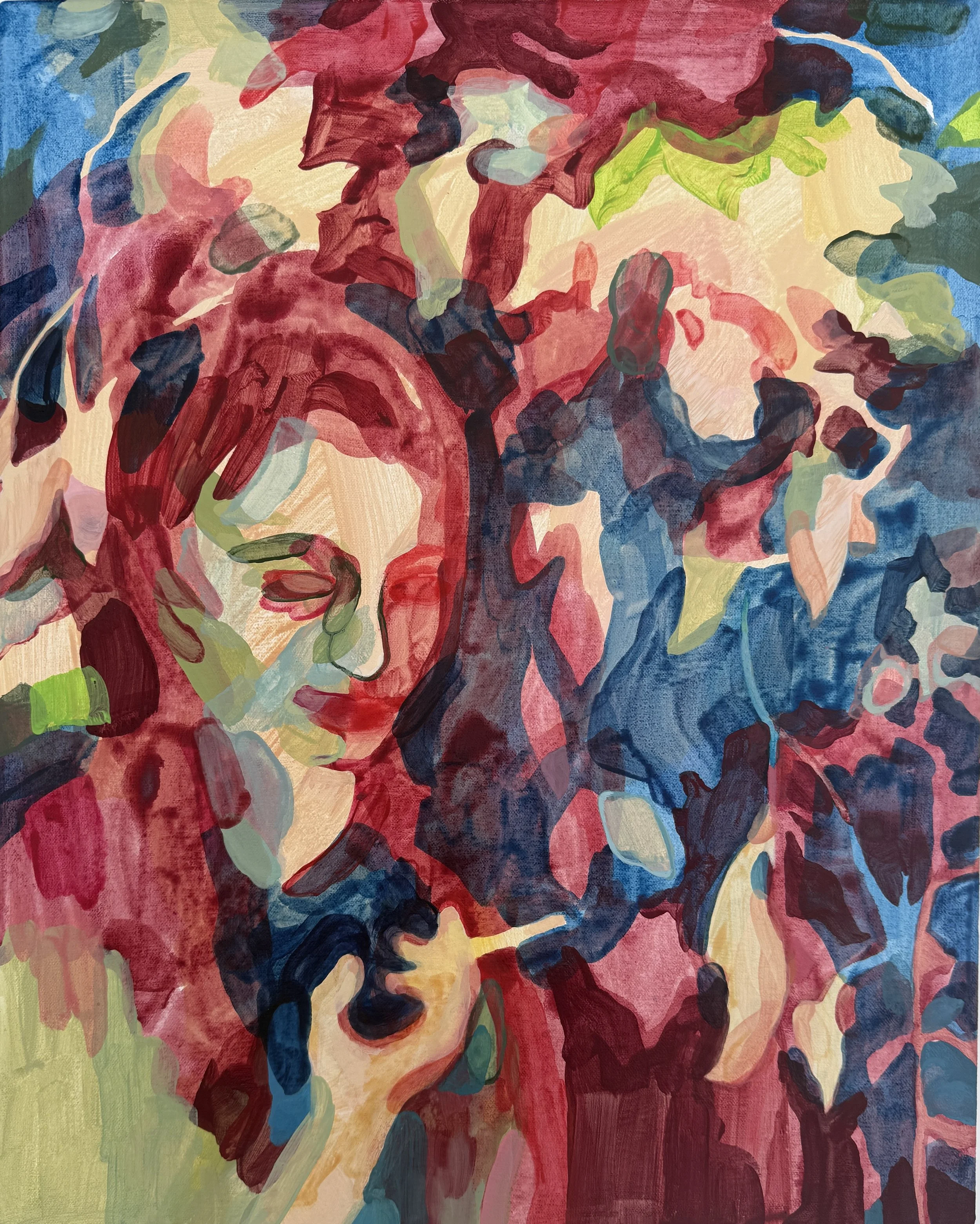 Amanda Mears|Smoker 2|2026|Acrylic on Canvas|16x20 Inches