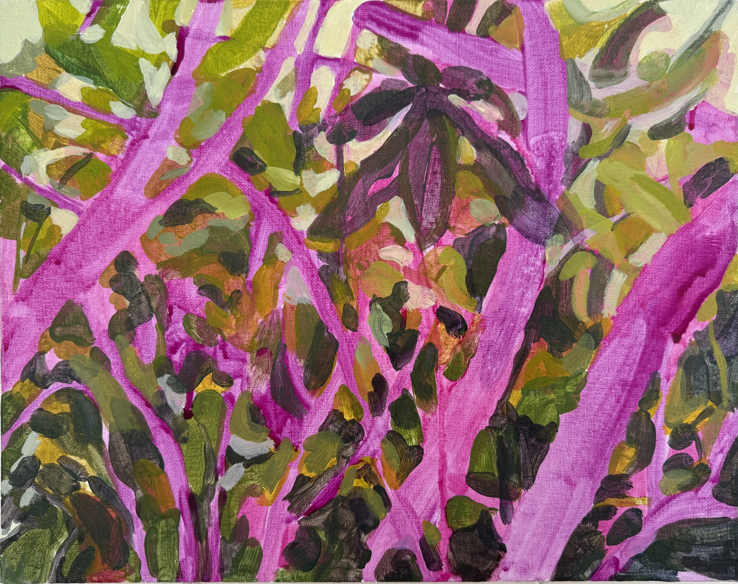 Amanda Mears|Spring #8 - The Laurels|2023|Acrylic on Canvas Panel|14x11 Inches