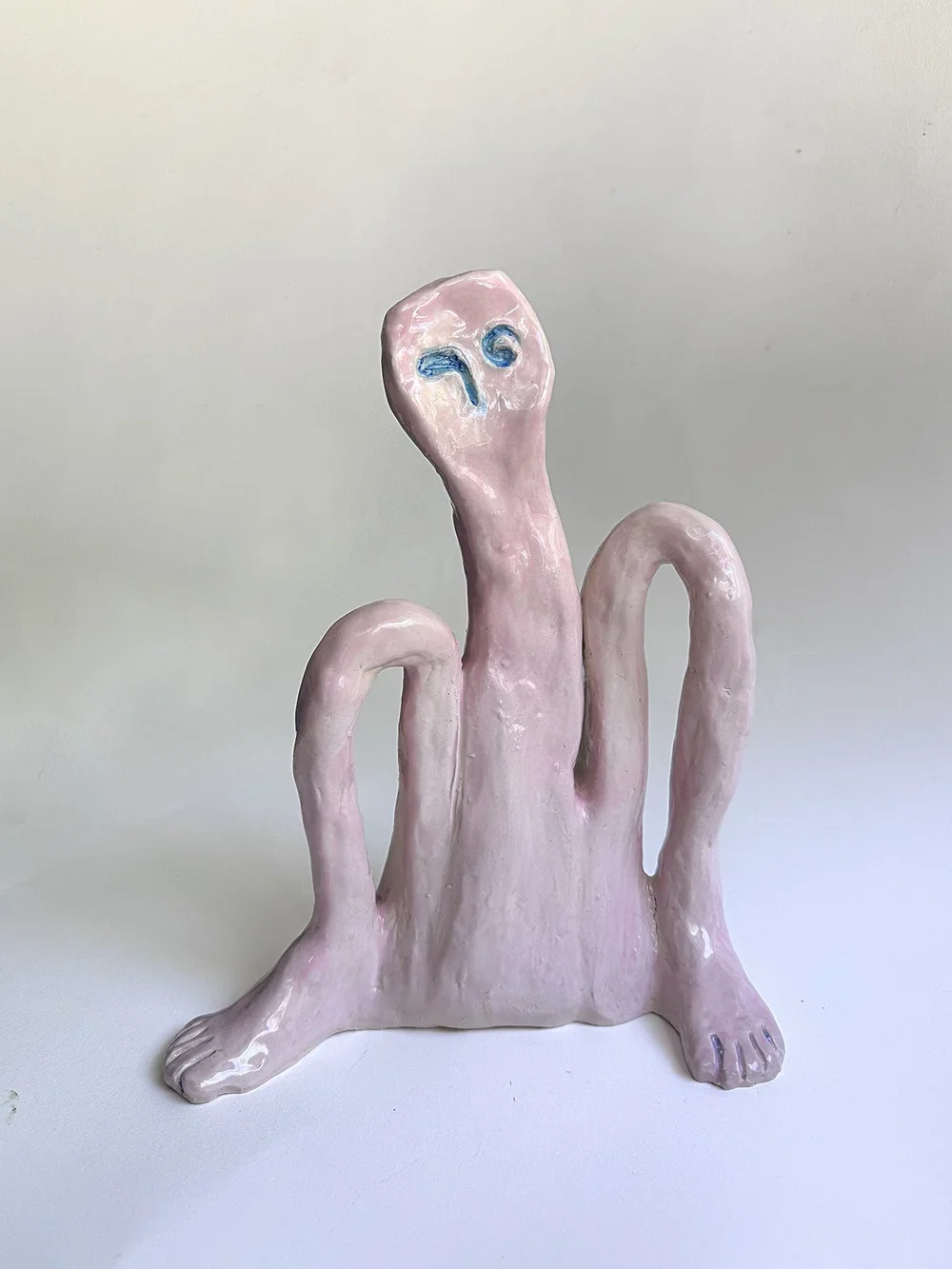 Amy Talluto|Blockhead|2026|Glazed Stoneware|10x4x8 Inches