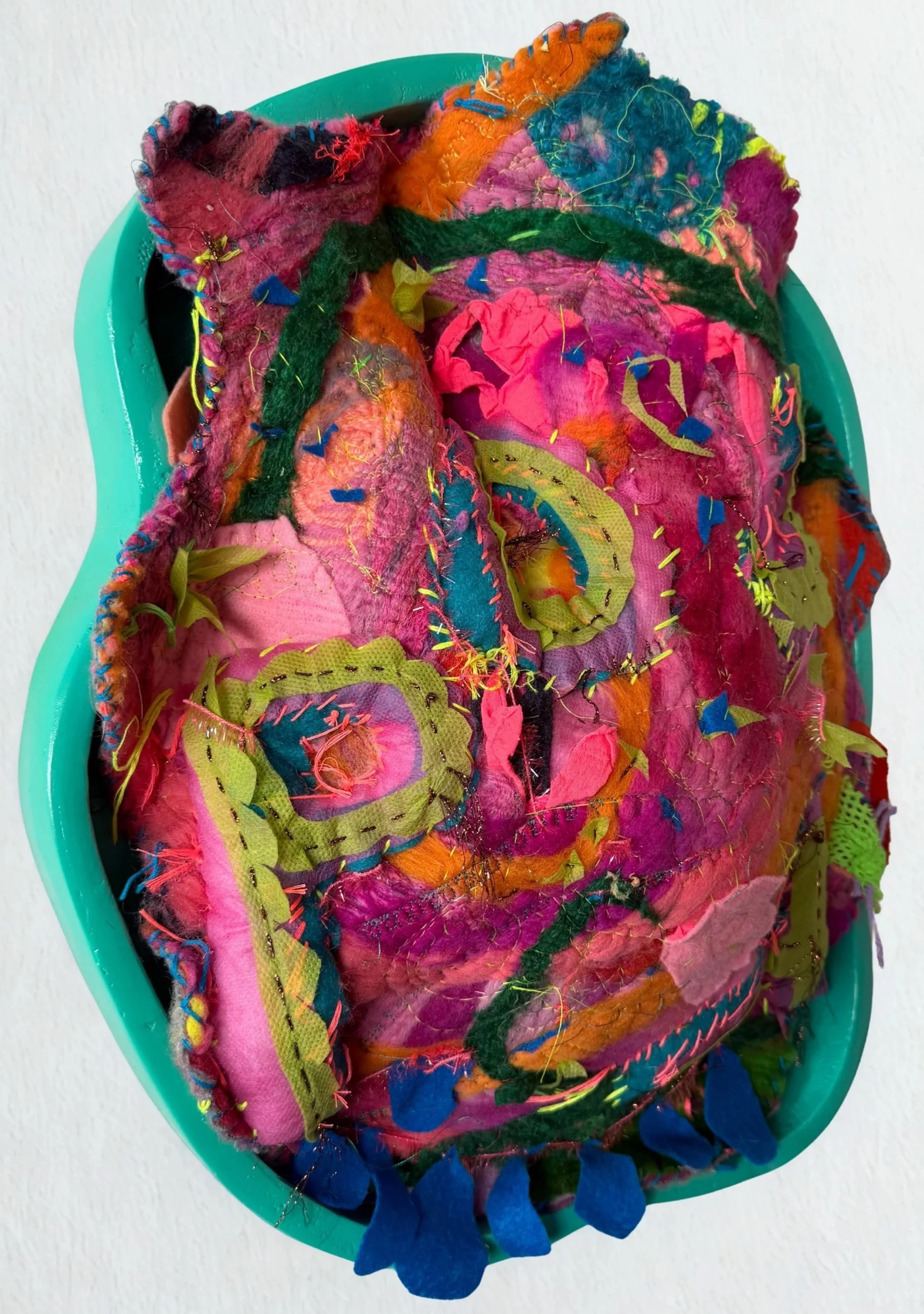 Emily Silver|POST|2026|Cotton, wood, wool, acrylic|20x17x3 Inches