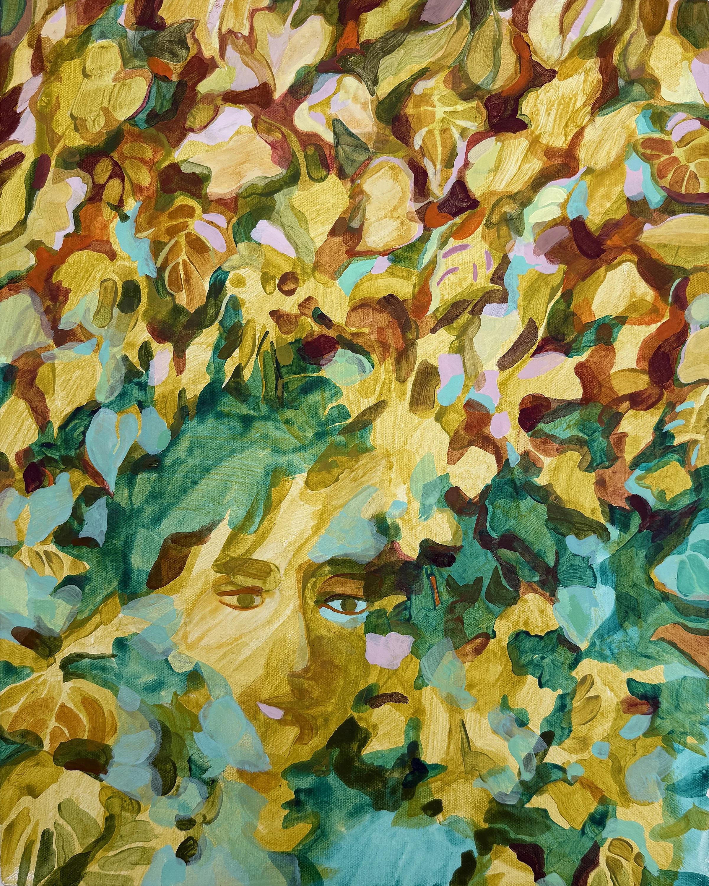 Amanda Mears|Forest Bather|2025|Acrylic on Canvas|16x20 Inches