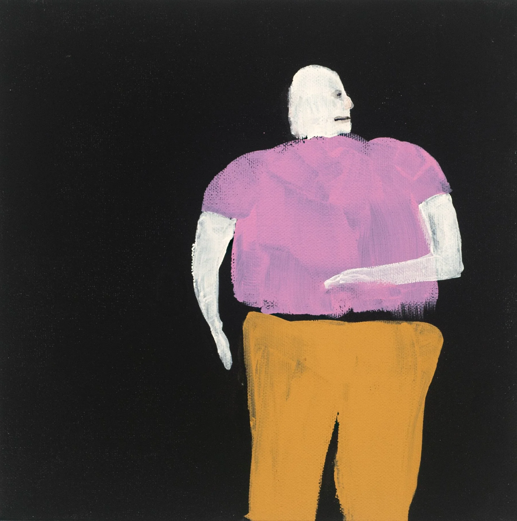 Jon Huck|Fraak|2024|Mixed Media on Canvas|10x10 Inches