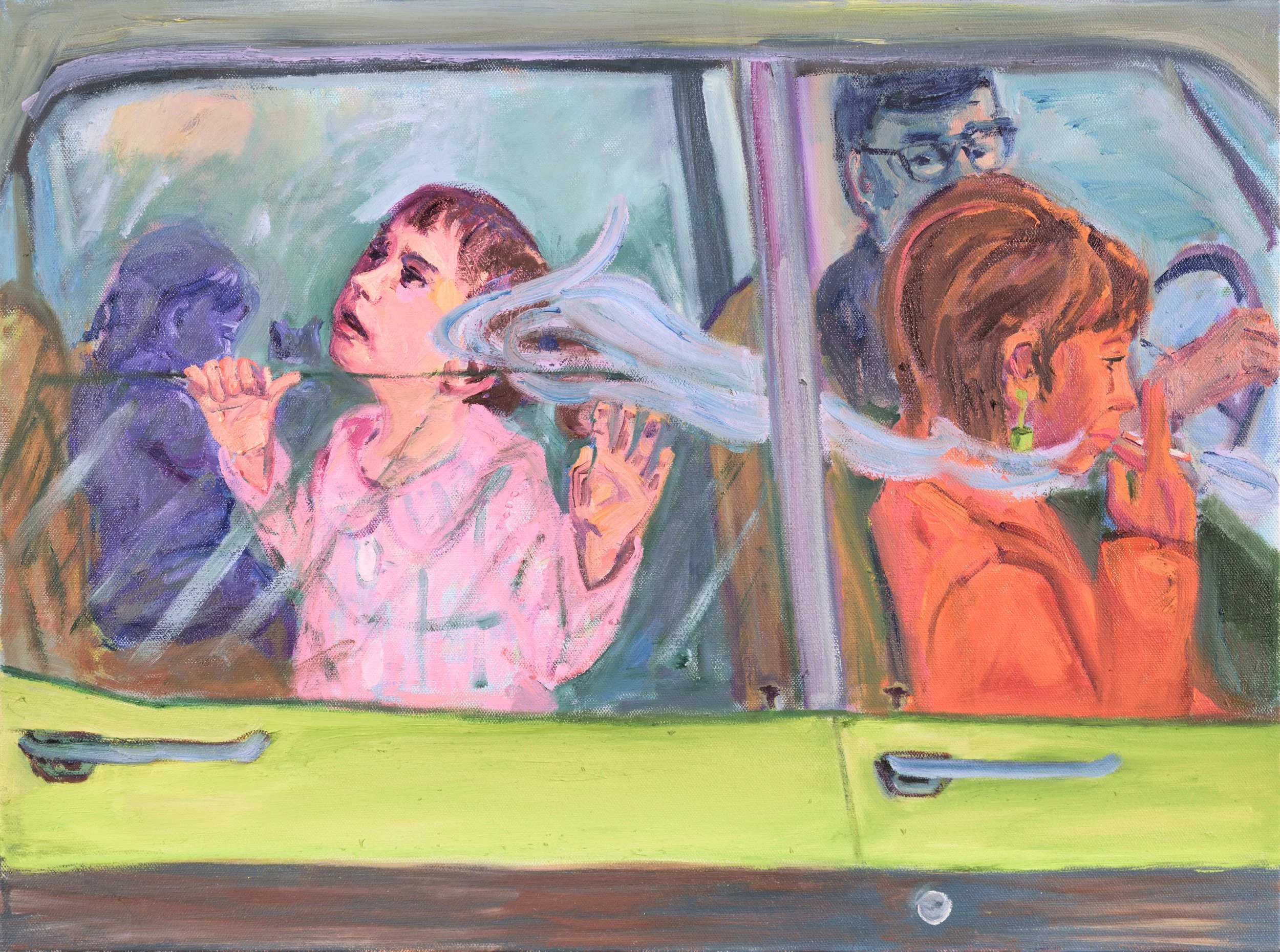 Amy McCormac|Air|2024|Oil On Canvas|18x24 Inches