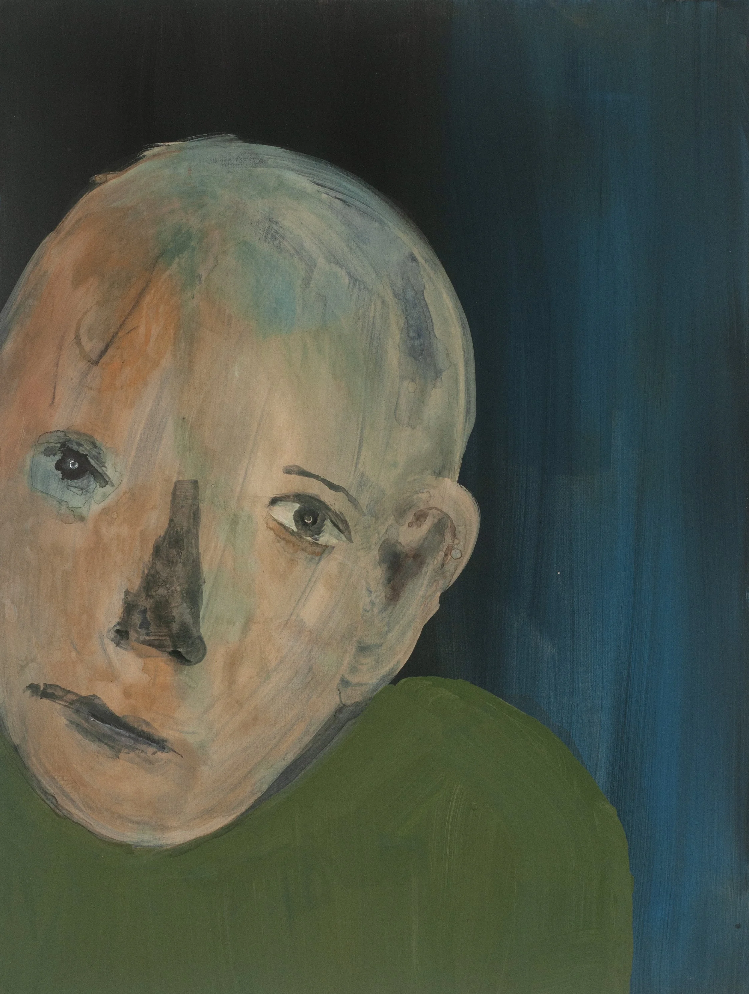 Jon Huck|The Fall|2025|Mixed Media on Canvas|24x18 Inches