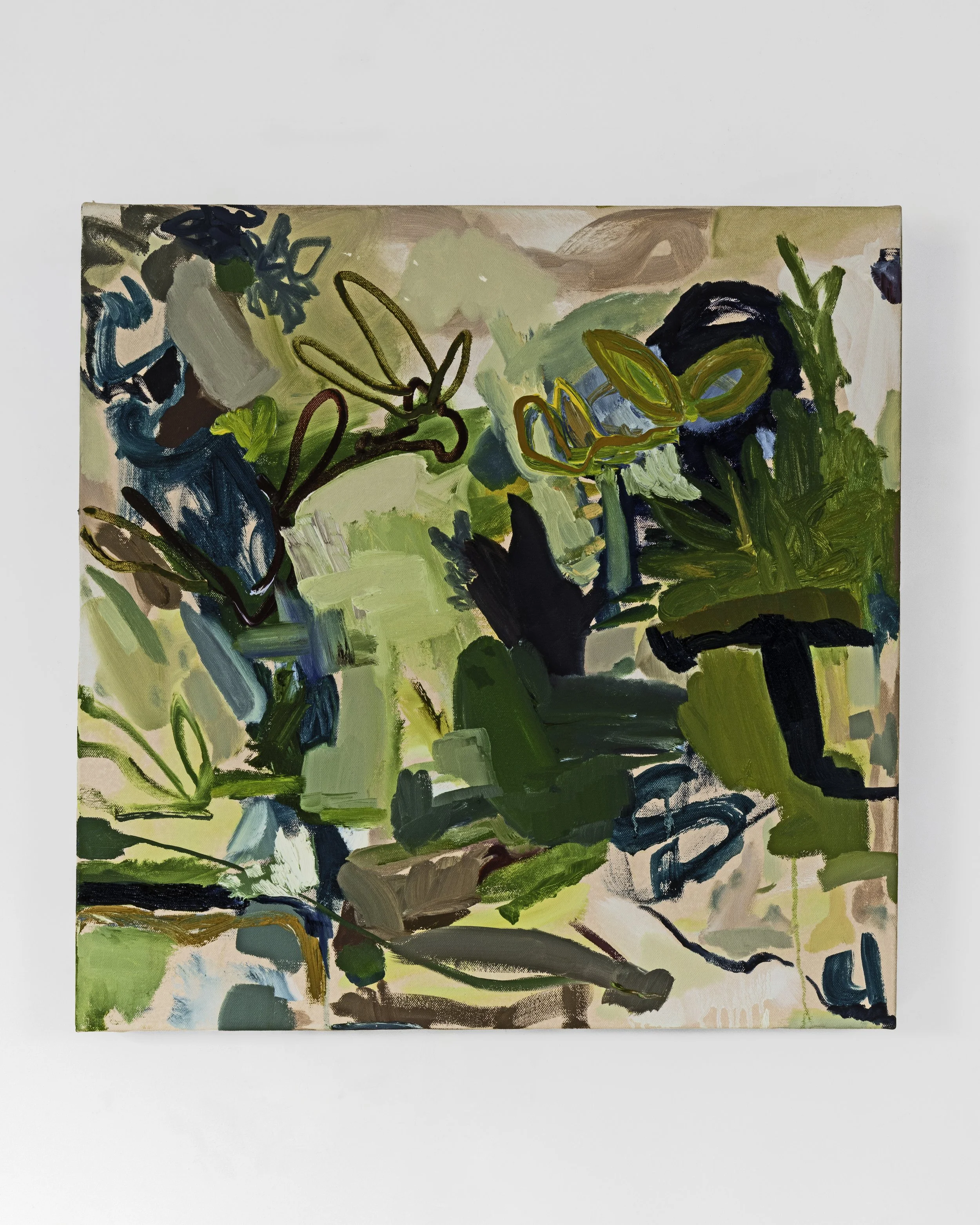 Mary Lynn Burke|Thick Of It|2023|Oil and Acrylic on Canvas|24x24 Inches