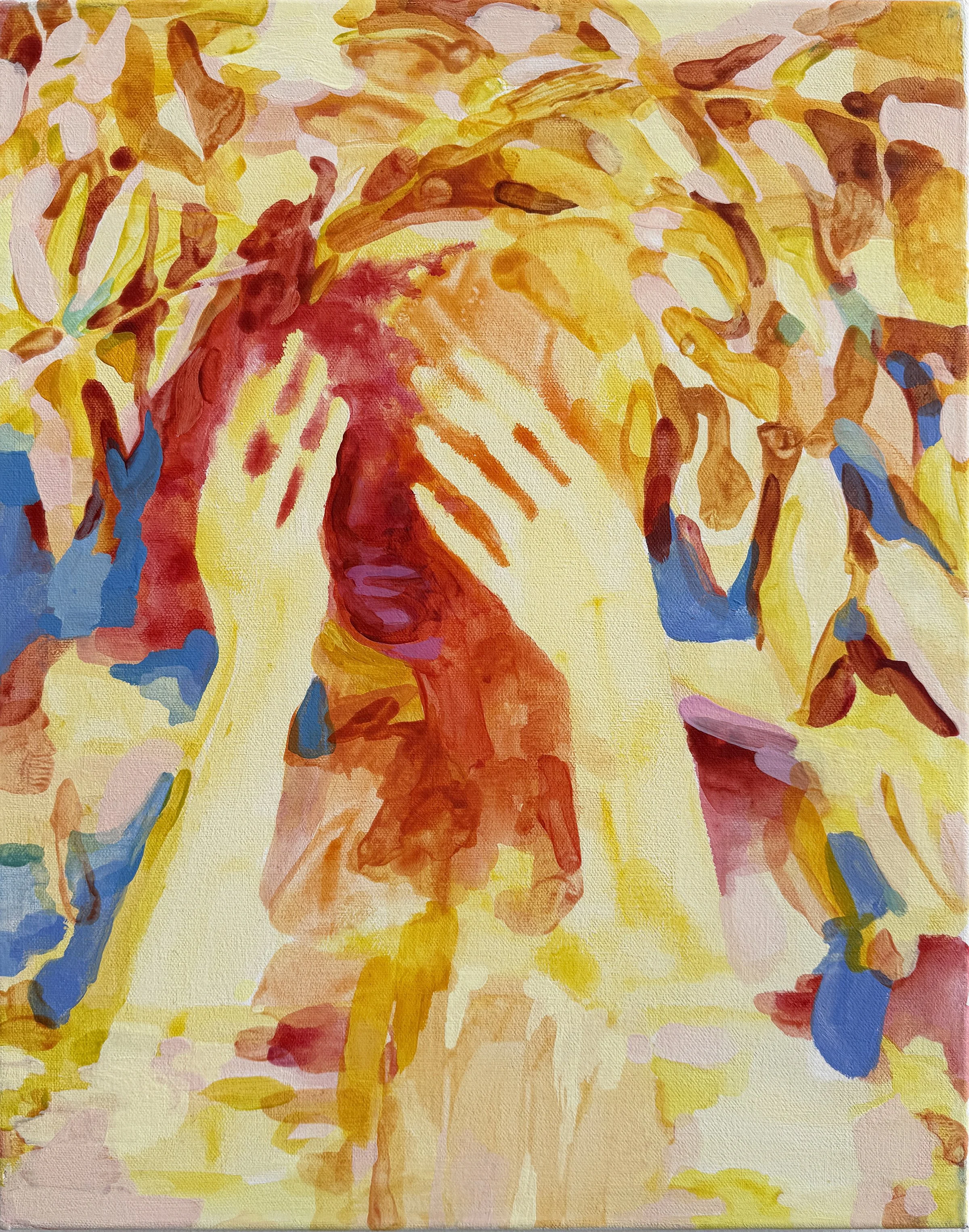 Amanda Mears|Day Swimmer|2024|Acrylic on Canvas|16x20 Inches