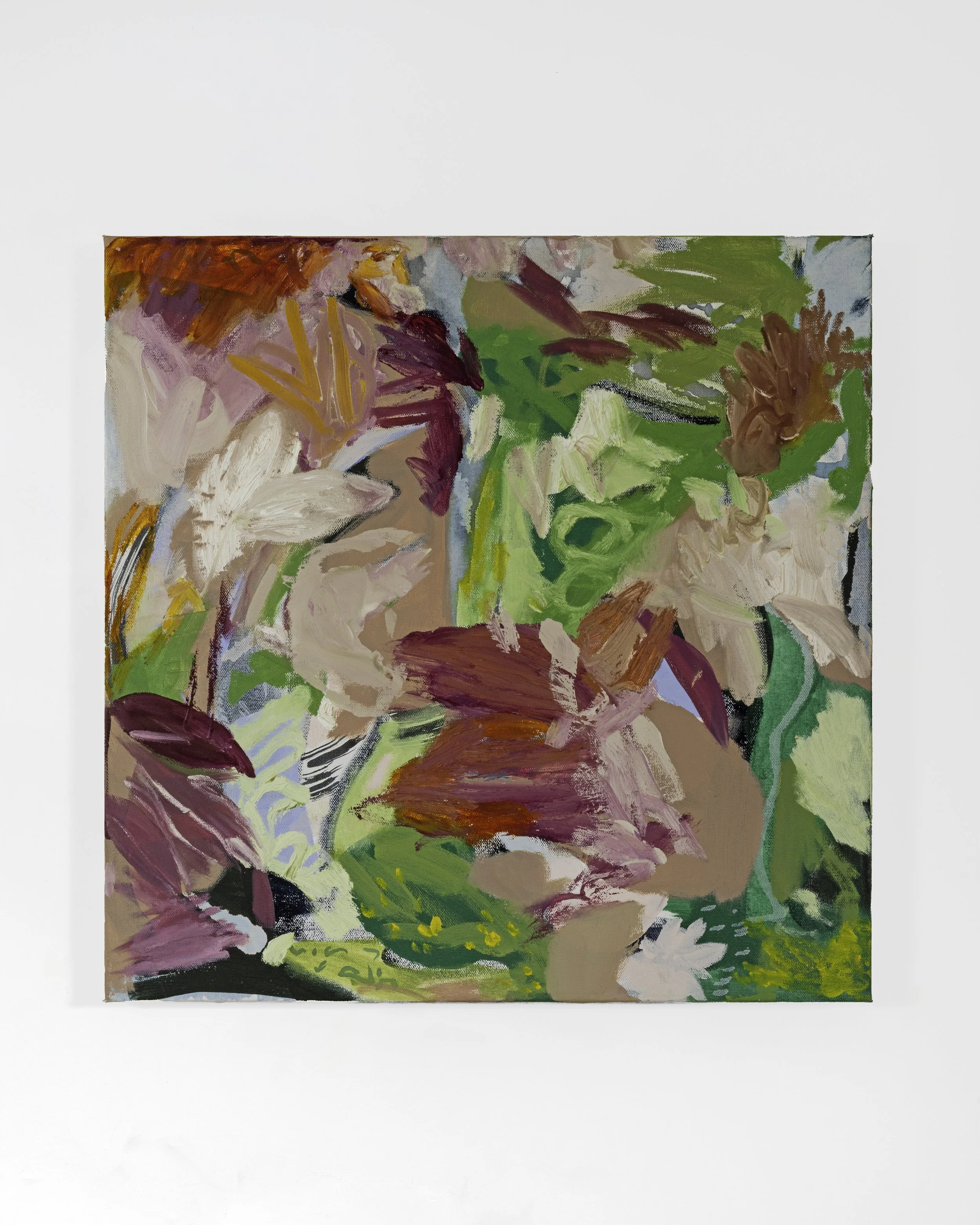 Mary Lynn Burke|Our Own Secret Path|2024|Acrylic and Oil on Canvas|20x20 Inches