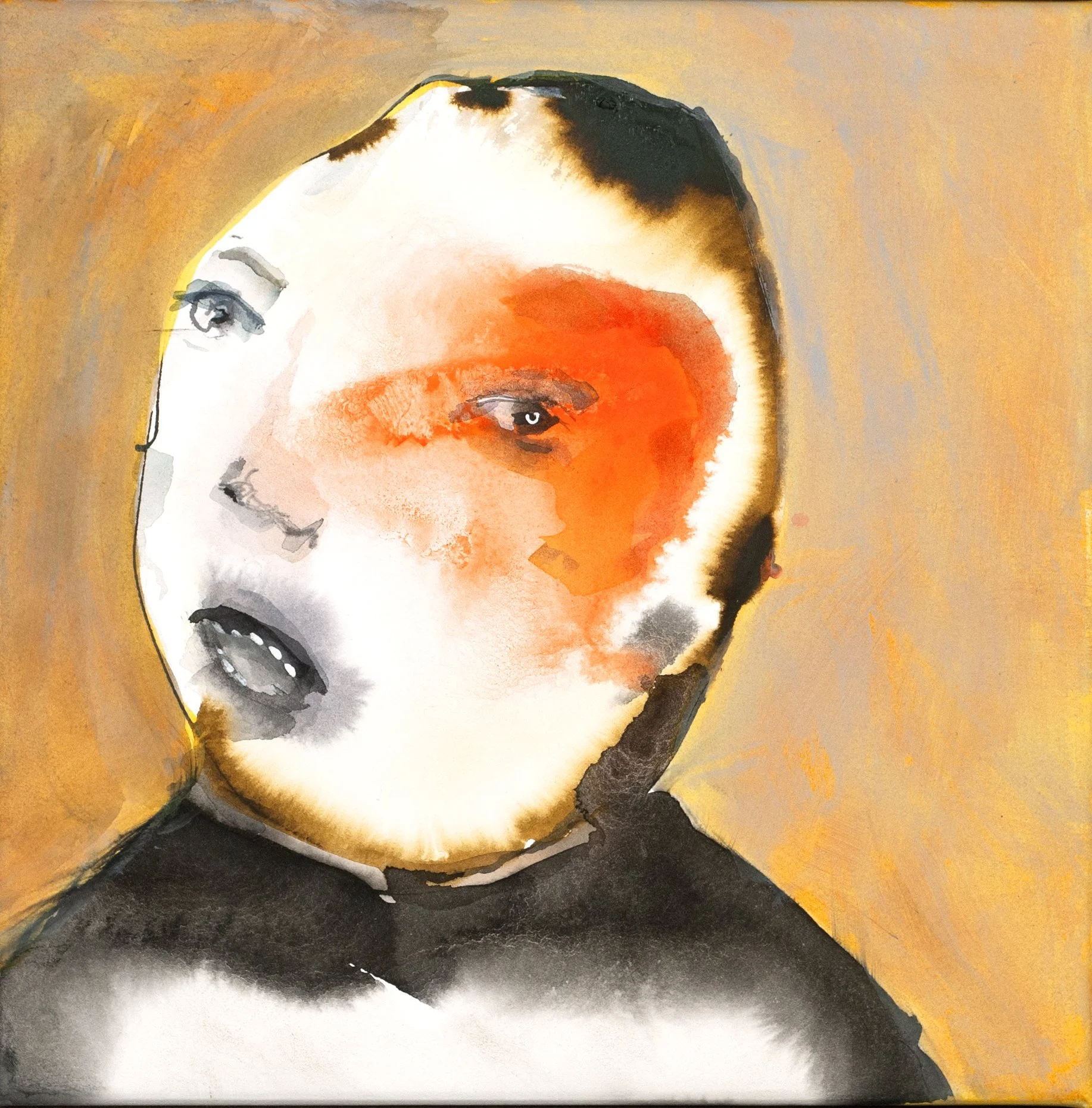 Jon Huck|Bluto|2025|Mixed Media on Canvas|10x10 Inches