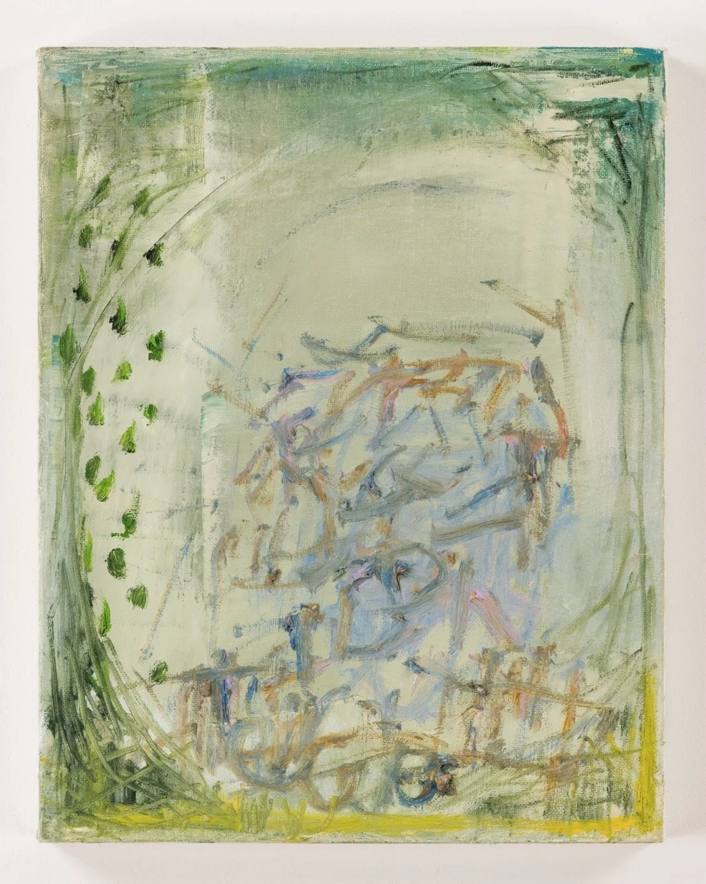Julia Schwartz|There's a Mountain in My Mouth|2024|Oil on Linen|11x14 Inches