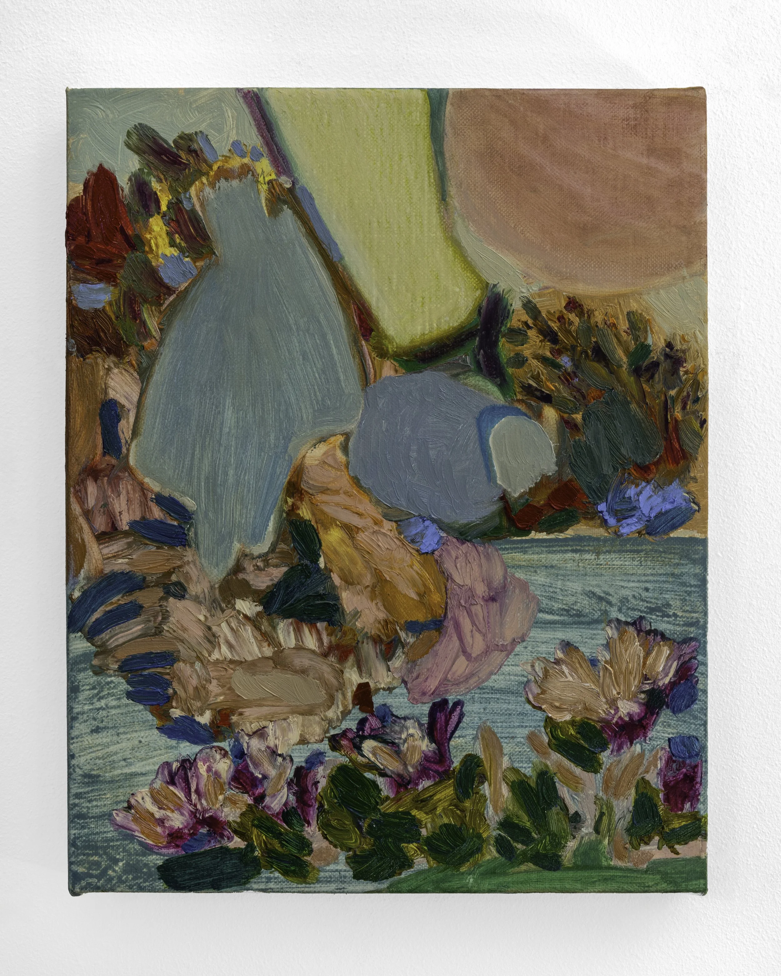 Mary Lynn Burke|Still Looking For You|2026|Oil and Oil Stick on Linen|8x10 Inches