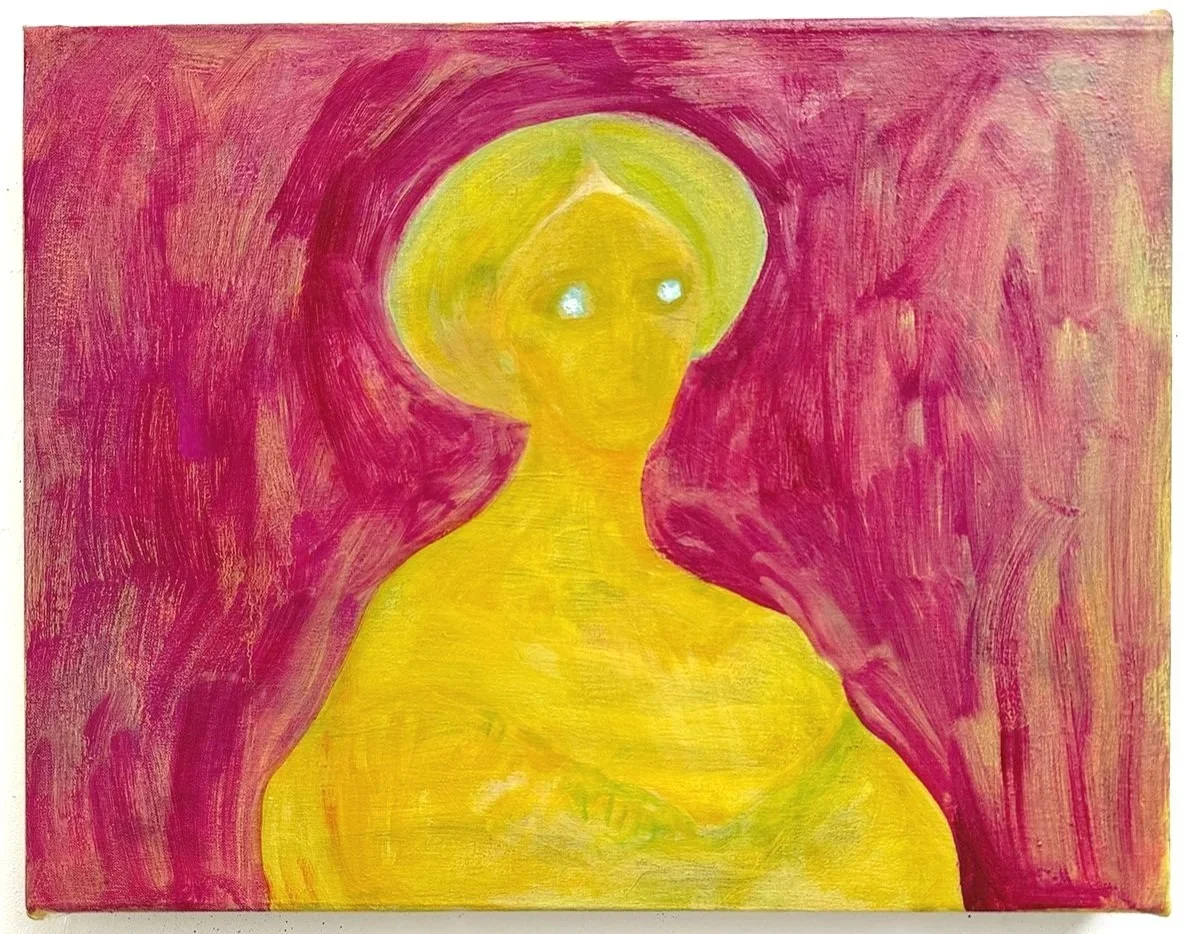Amy Talluto|Golden Ingres|2024|Oil on Canvas|14x18 Inches