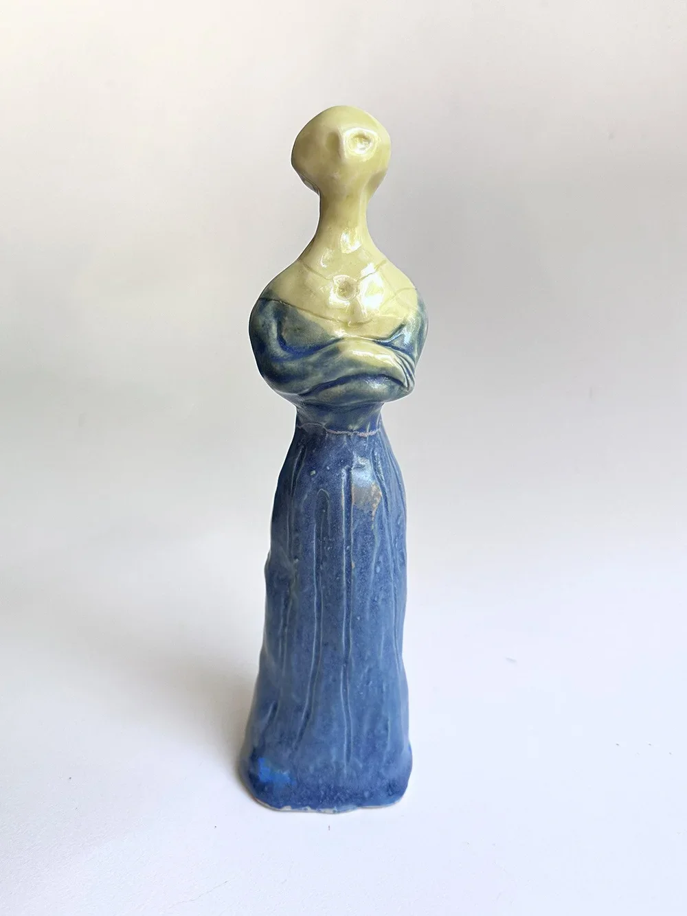 Amy Talluto|Ingres Votive 2|2026|Glazed Stoneware|9x3x3 Inches