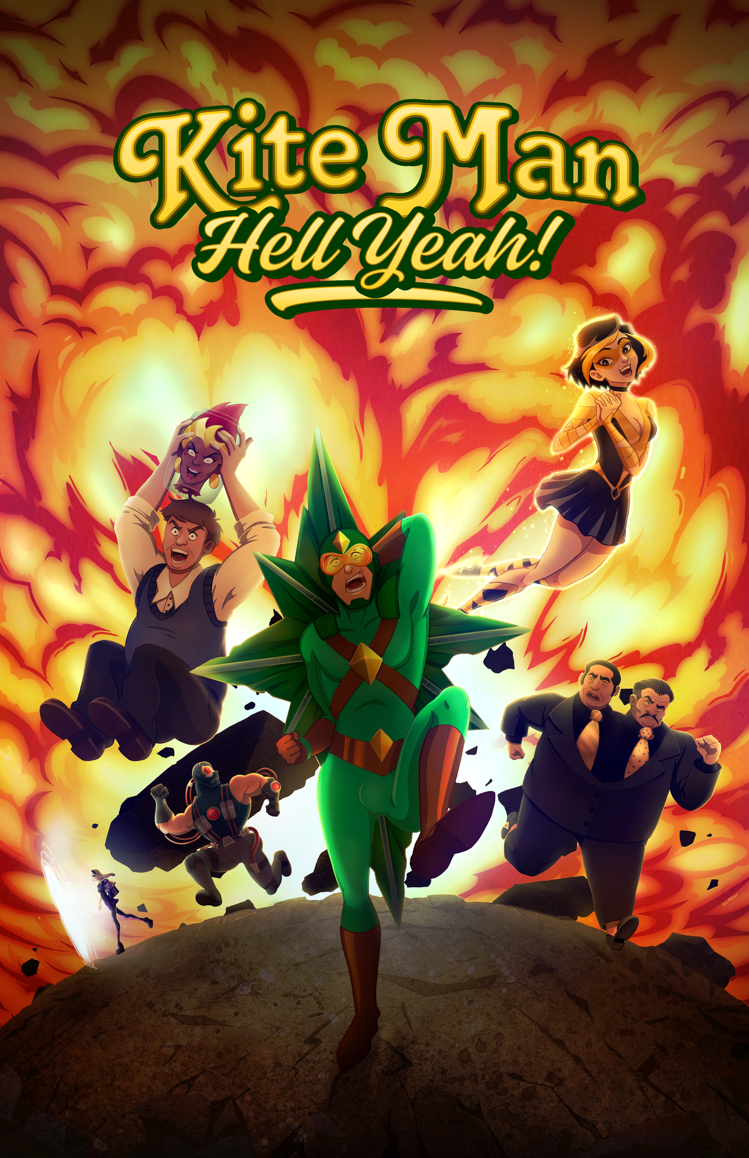 KiteMan, Hell Yeah! - Fan Art