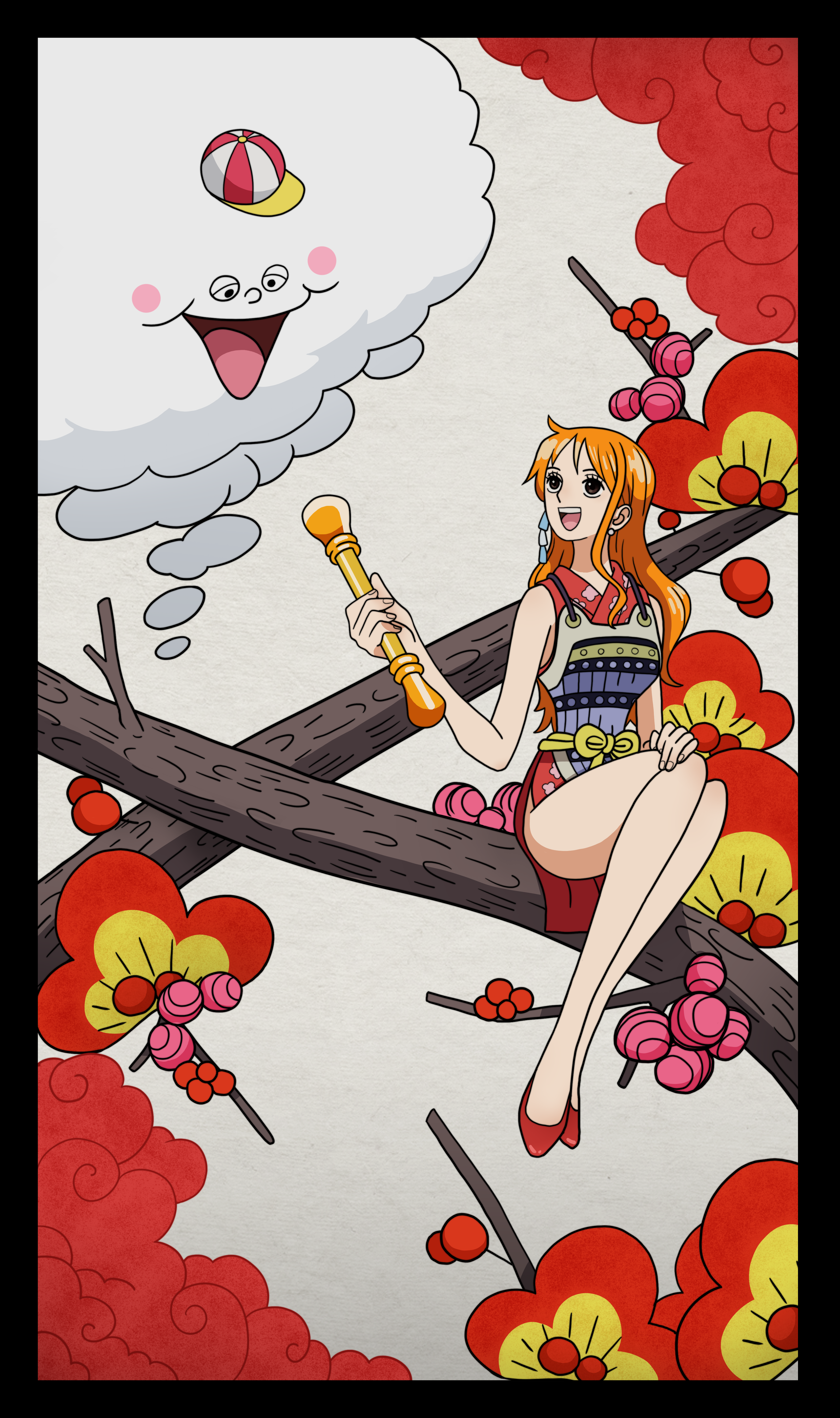 Nami Hanafuda Eyecatcher - Fan Art
