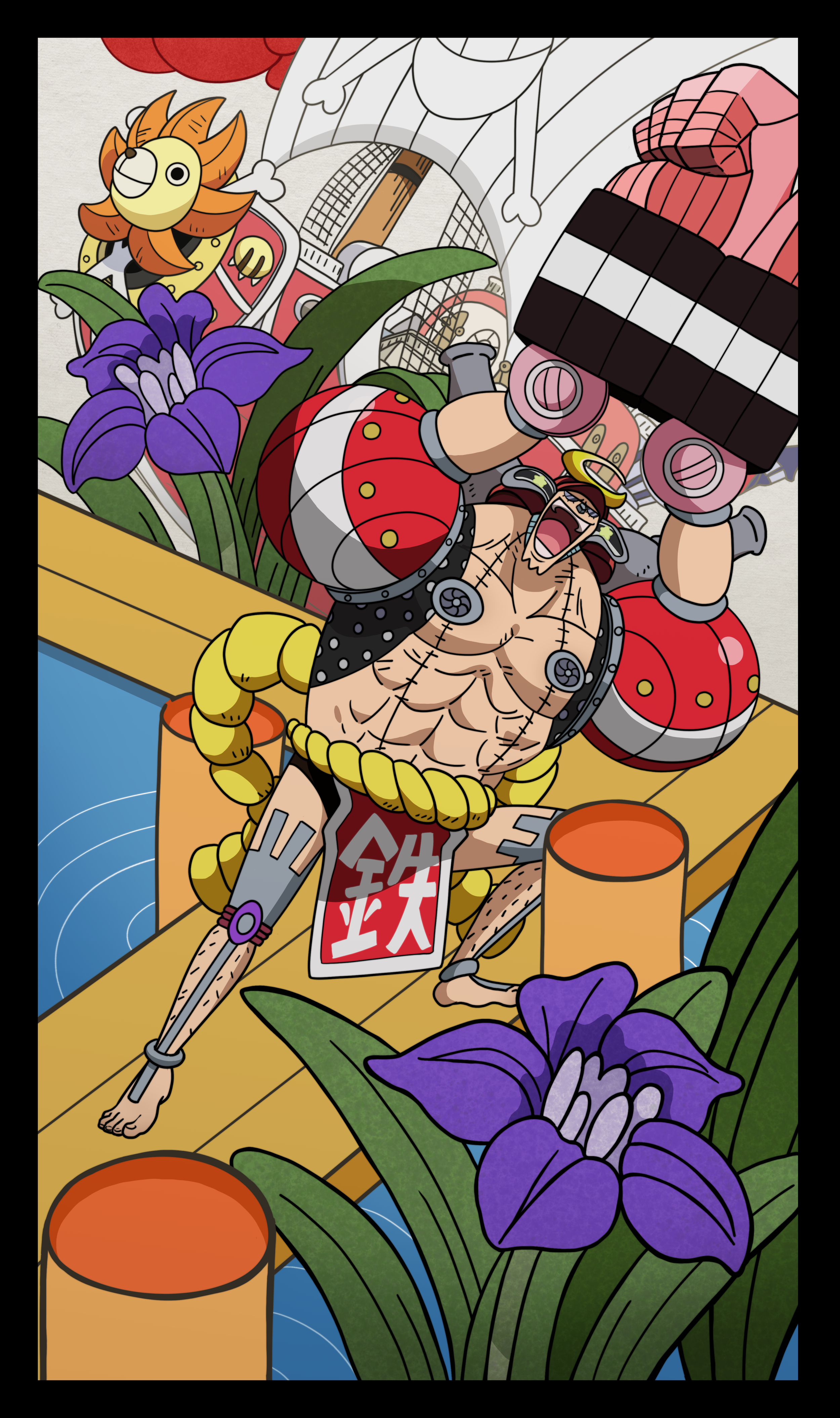 Franky Hanafuda Eyecatcher - Fan Art