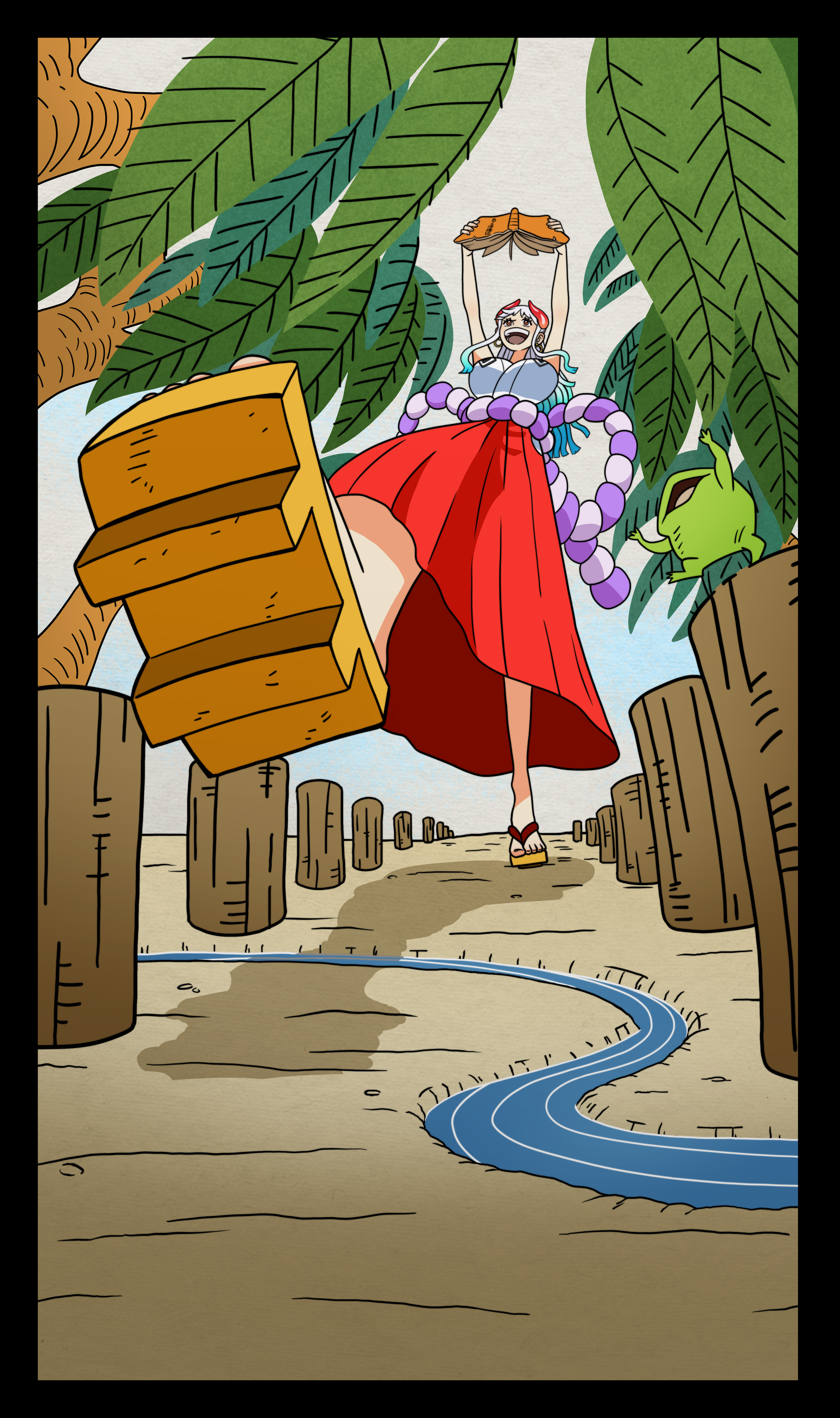 Yamato Hanafuda Eyecatcher - Fan Art