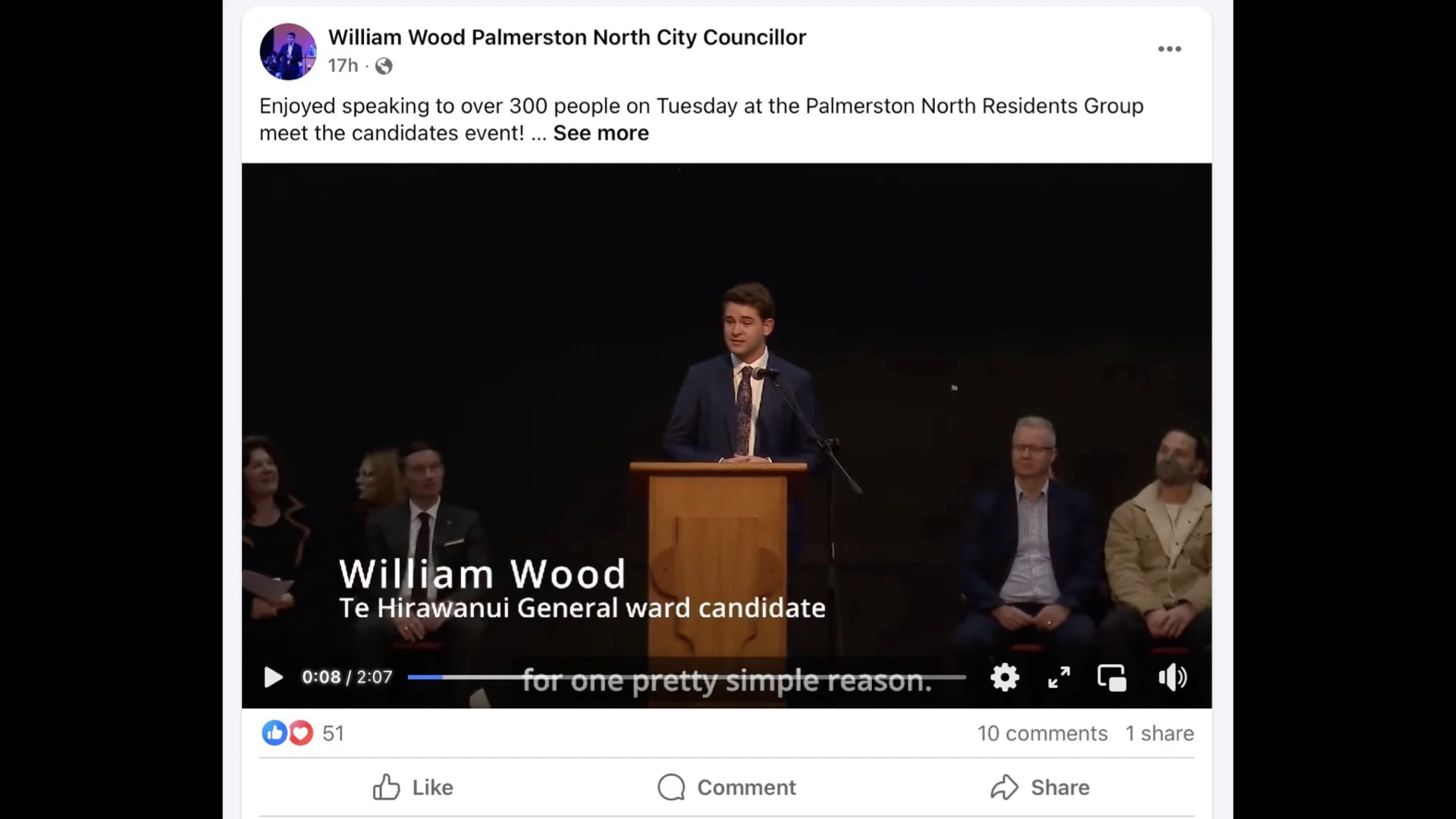 Candidate's Social Posts