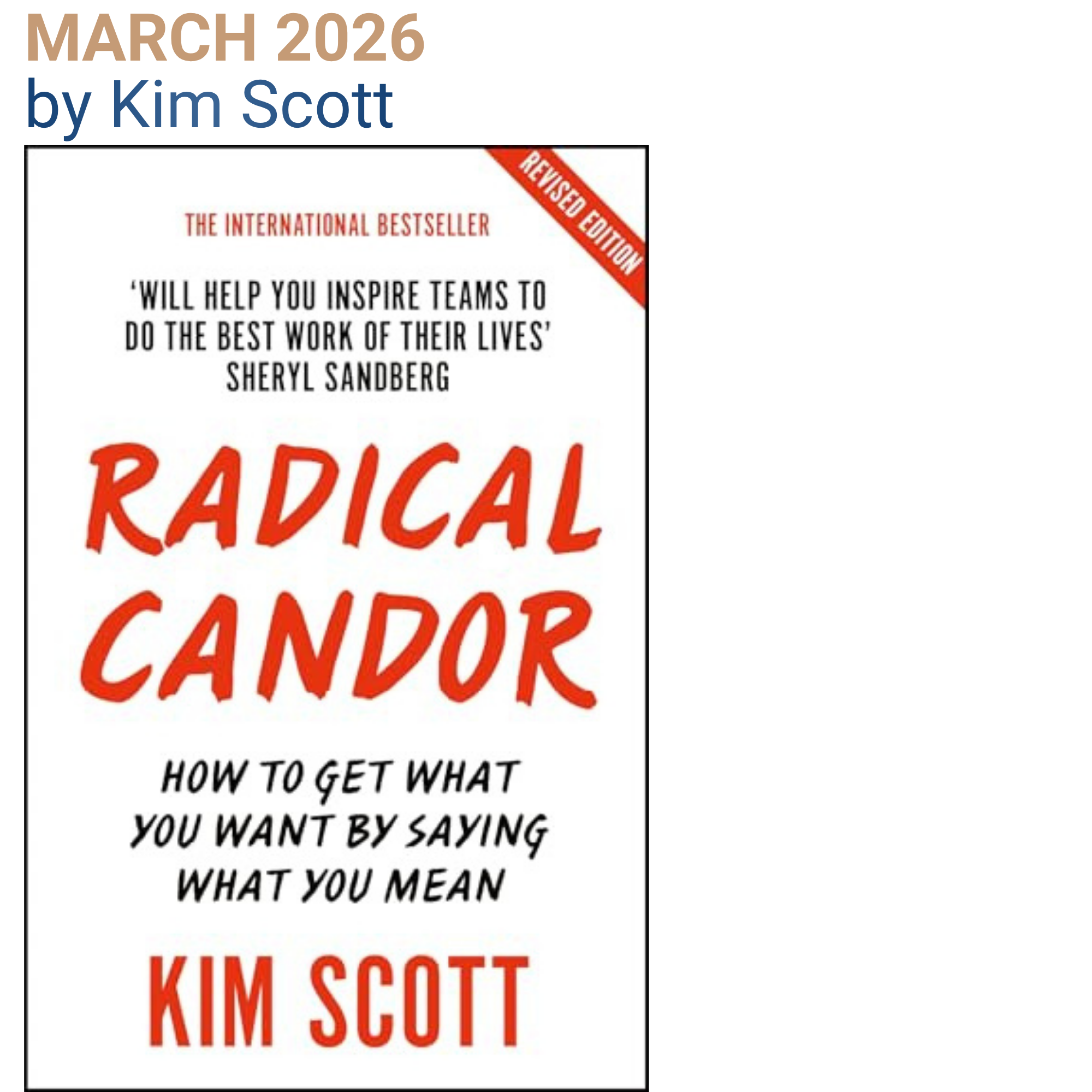 Radical Candor
