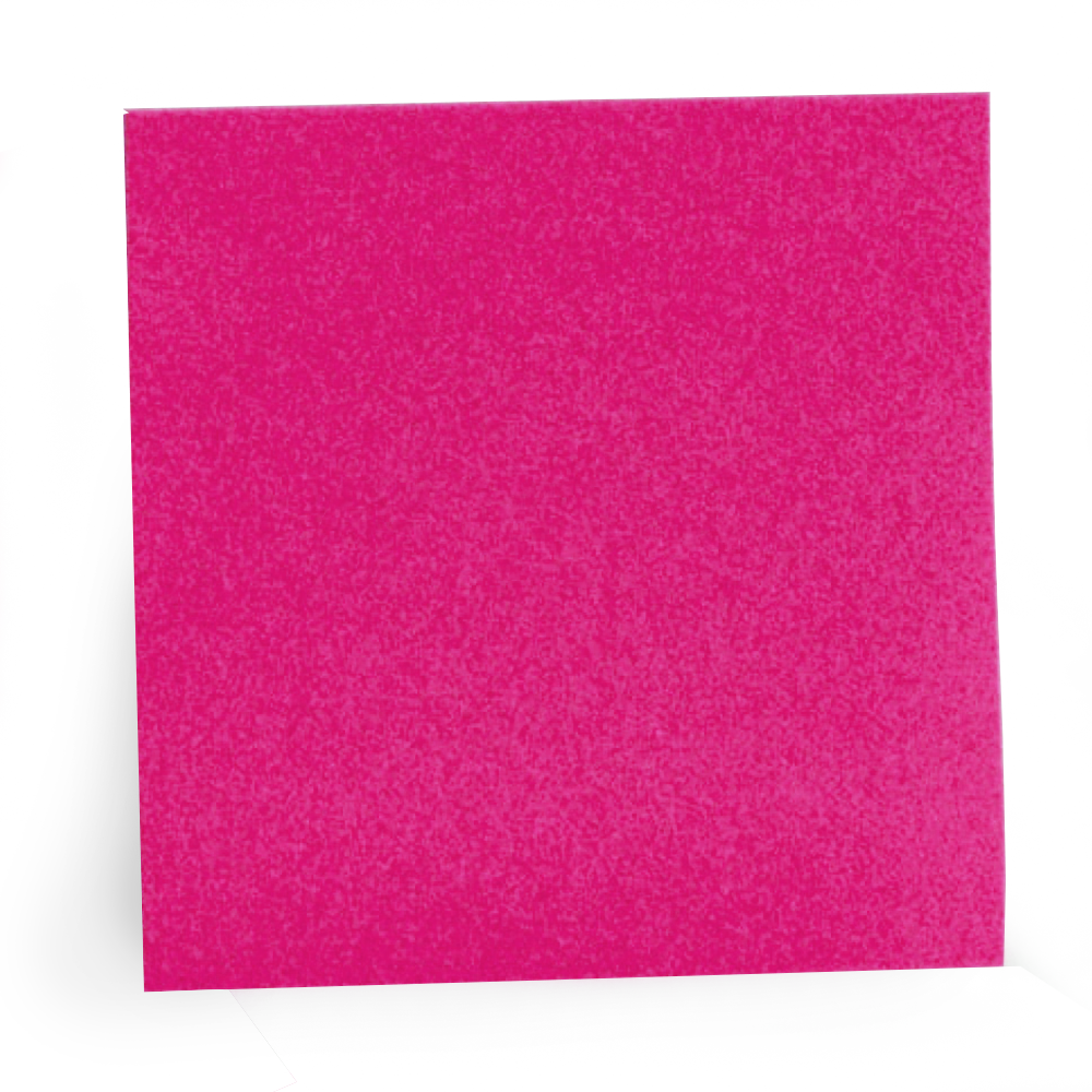 A close-up of a bright pink foam sponge with a textured surface.