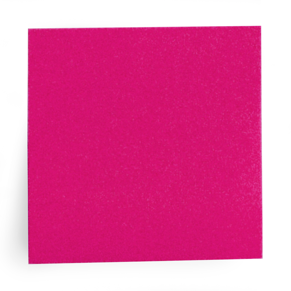 Close-up of a pink foam square.