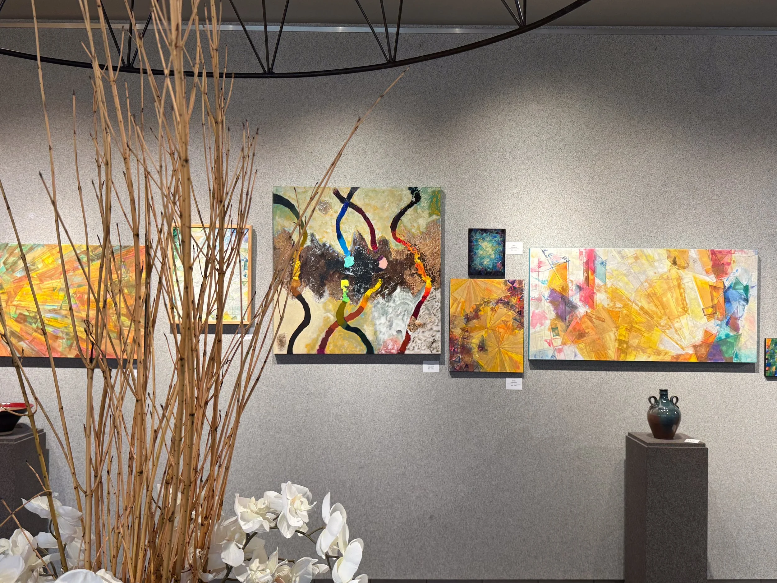 2026 Sunderland Art Gallery at the Cathedral Cultural Center, Omaha, Nebraska, USA, Abstract Art Exhibition, Artists: Eric Biehl, Brandon Rial & Neal Hoesing