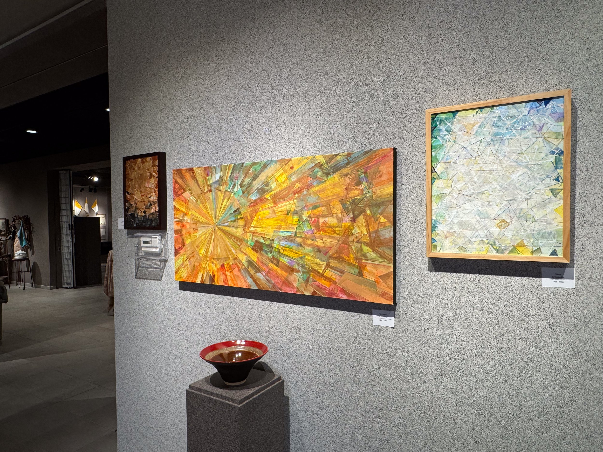 2026 Sunderland Art Gallery at the Cathedral Cultural Center, Omaha, Nebraska, USA, Abstract Art Exhibition, Artists: Eric Biehl, Brandon Rial & Neal Hoesing